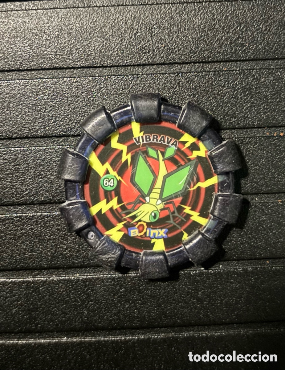 Juguetes antiguos y Juegos de colecci&oacute;n: Tazo boinx pokemon 64 bibrava