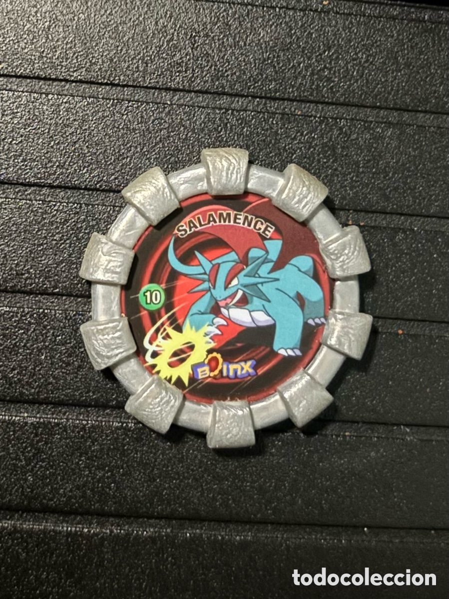 Juguetes antiguos y Juegos de colecci&oacute;n: Tazo boinx pokemon 10 salamence