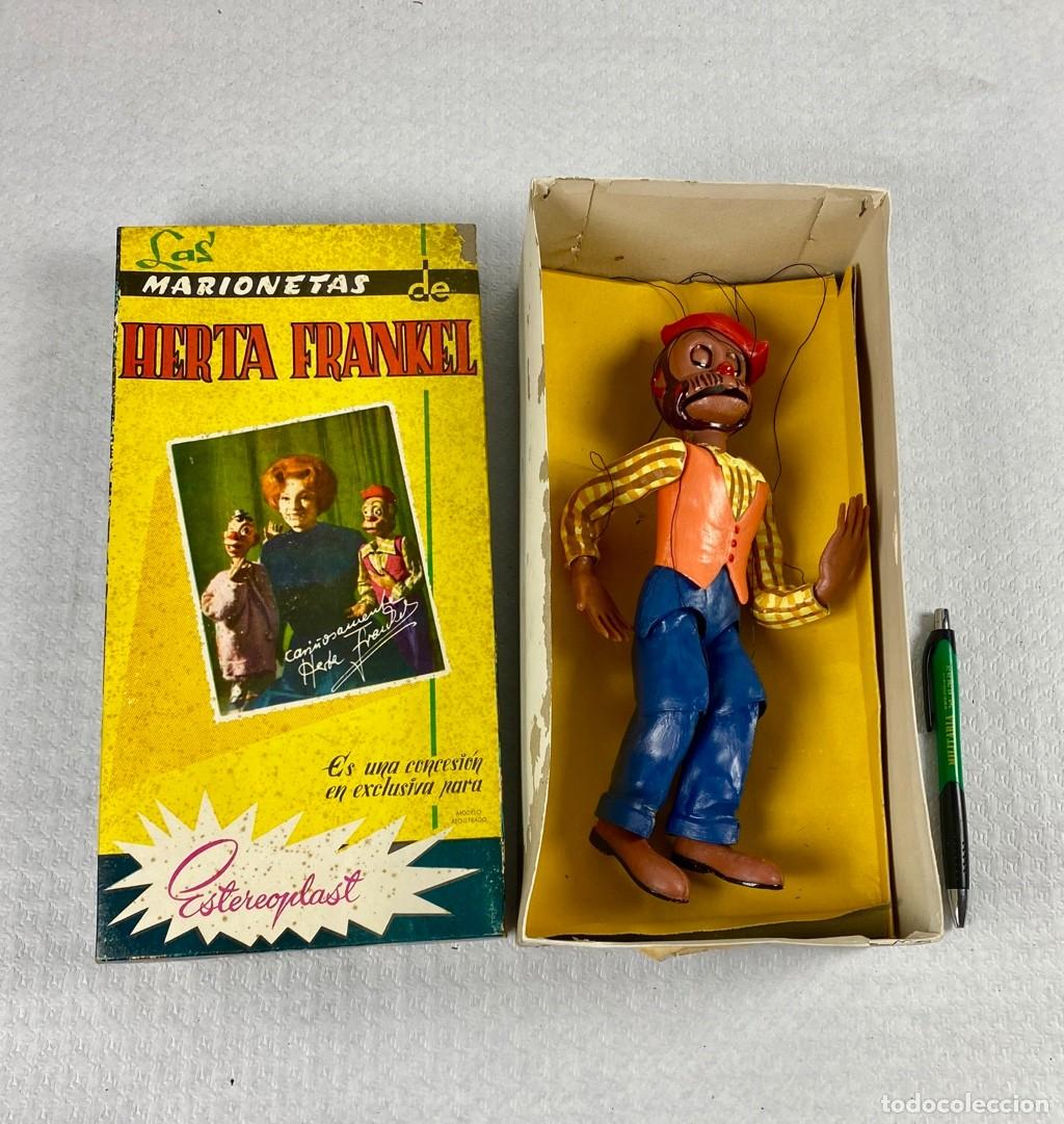 Juguetes antiguos y Juegos de colecci&oacute;n: Marioneta de Pepito de Herta Frankel de esteroplast a&ntilde;os 60 en su caja original y estado nuevo