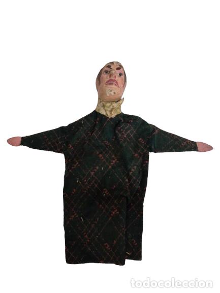 Juguetes antiguos y Juegos de colecci&oacute;n: Marioneta, Titere de Teatro - Cart&oacute;n Piedra