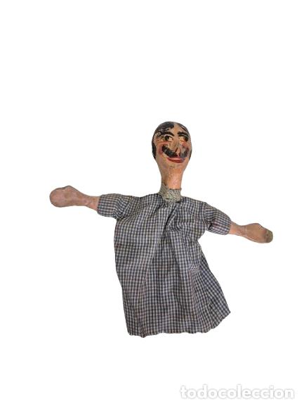 Juguetes antiguos y Juegos de colecci&oacute;n: Marioneta, Titere de Teatro - Cart&oacute;n Piedra