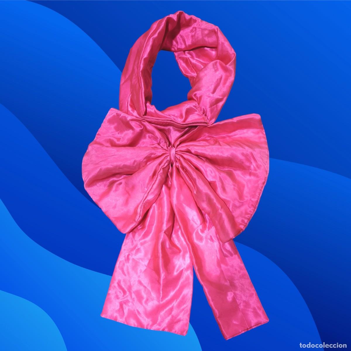 Juguetes antiguos y Juegos de colecci&oacute;n: Gran Lazo Rosa Para Disfraz &ndash; Complemento XXL Carnaval 74 Cm Alto