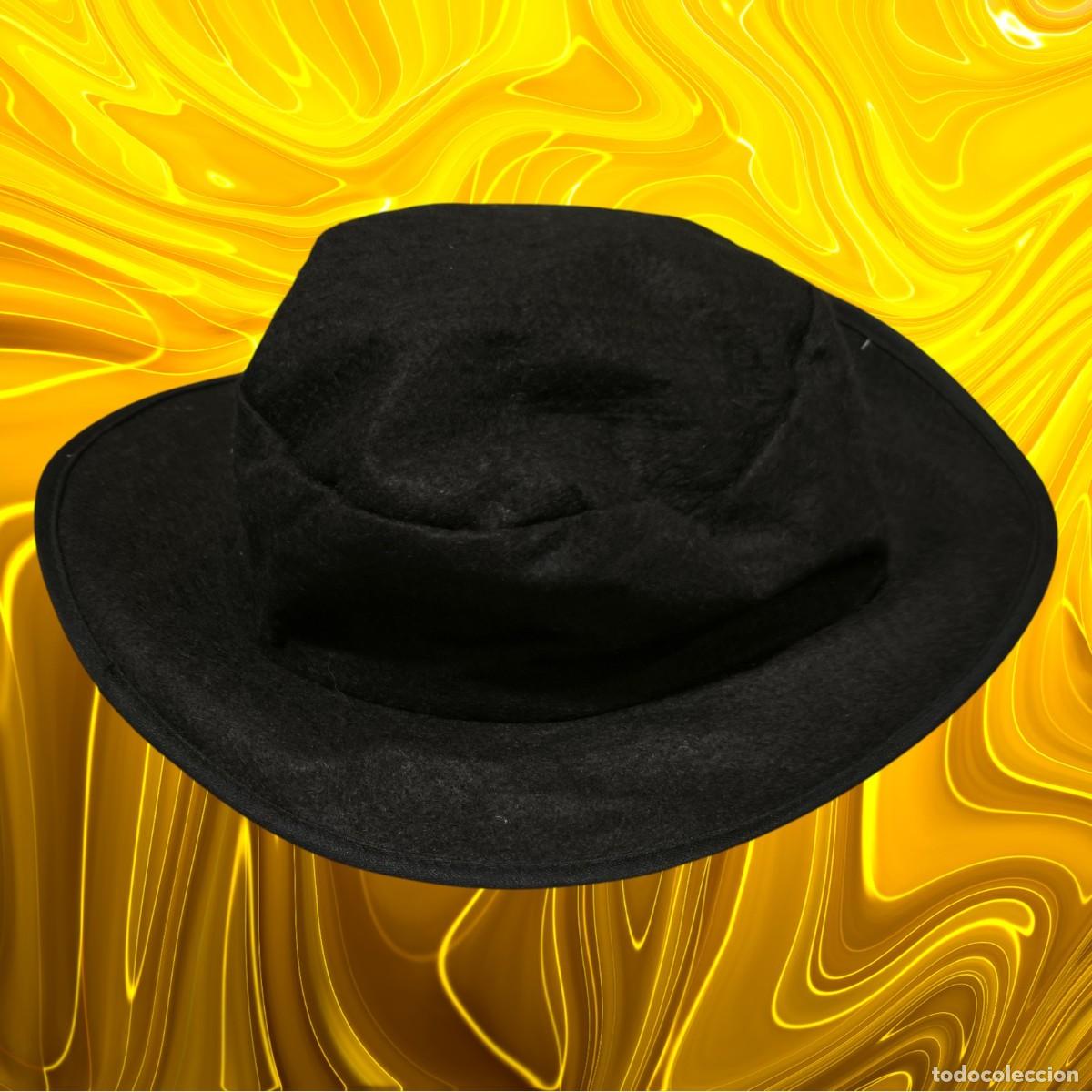 Juguetes antiguos y Juegos de colecci&oacute;n: Carnaval, Sombrero Negro Para Disfraz &ndash; Estilo Cl&aacute;sico Con Car&aacute;cter