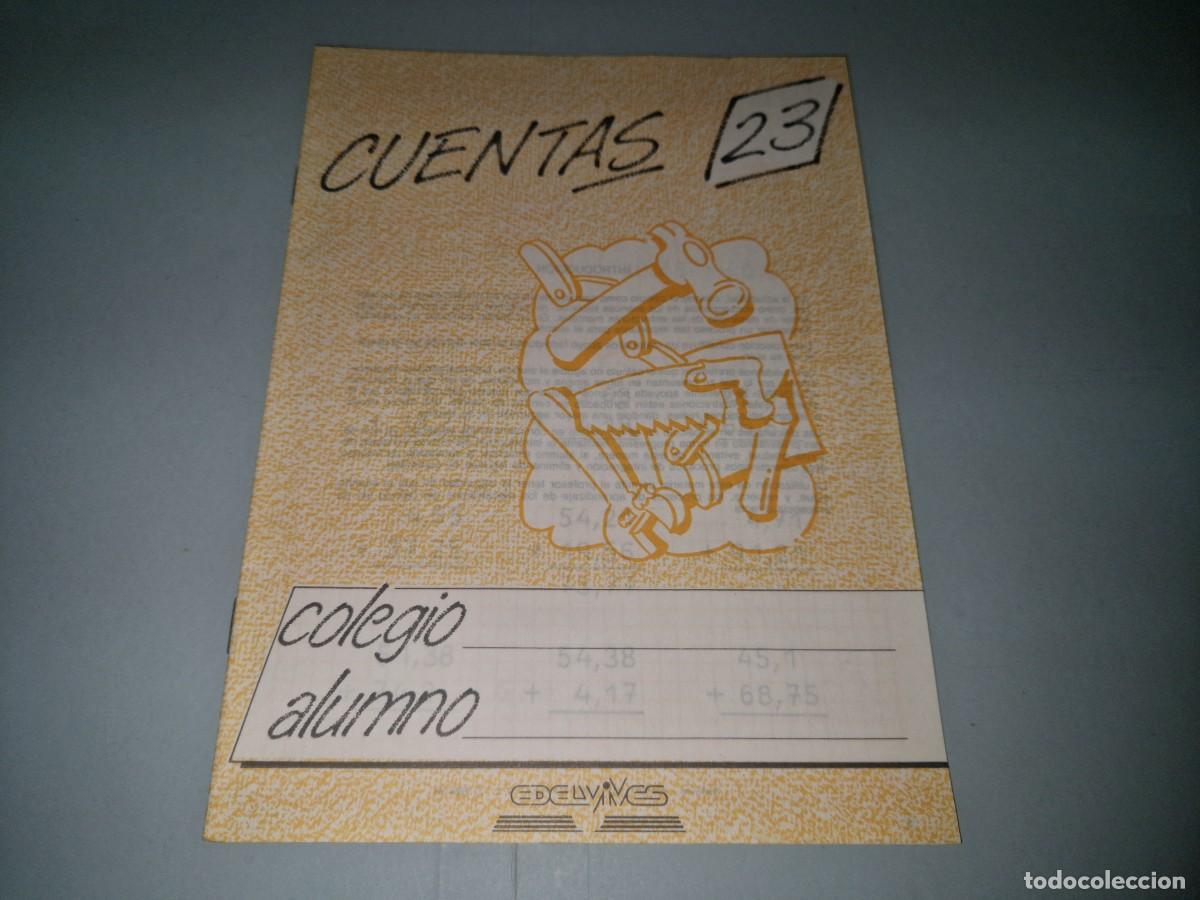 Juguetes antiguos y Juegos de colecci&oacute;n: ANTIGUO CUADERNO ESCUELA CUENTAS , ESCUELA , COLEGIO