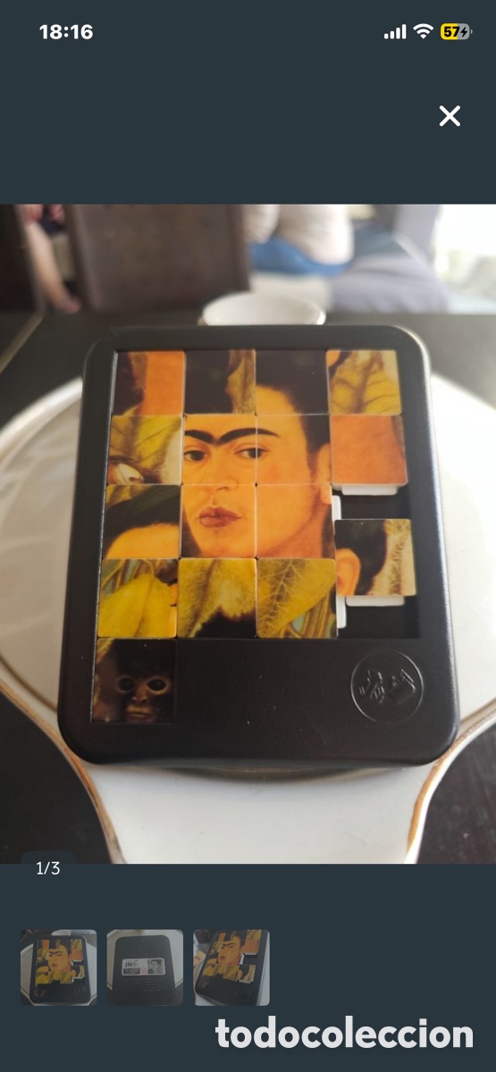 Juguetes antiguos y Juegos de colecci&oacute;n: Puzzle zeppelin de Frida Kahlo