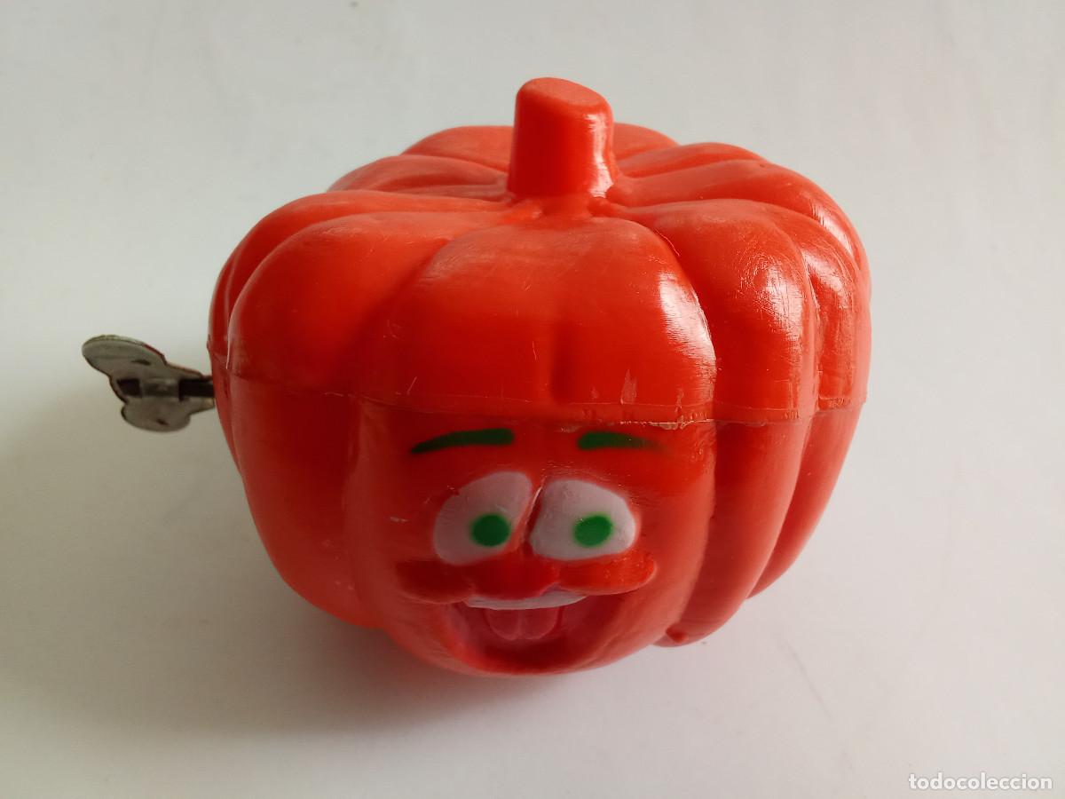 Juguetes antiguos y Juegos de colecci&oacute;n: Calabaza Ruperta a resorte mascota Un dos tres a&ntilde;os 70 sin uso