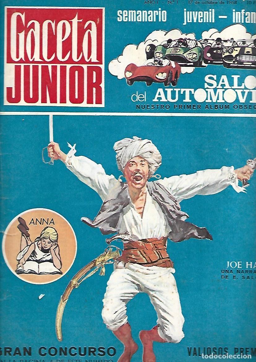 Juguetes antiguos y Juegos de colecci&oacute;n: Gaceta Junior, 1, 1968, Universo Infantis, buen estado