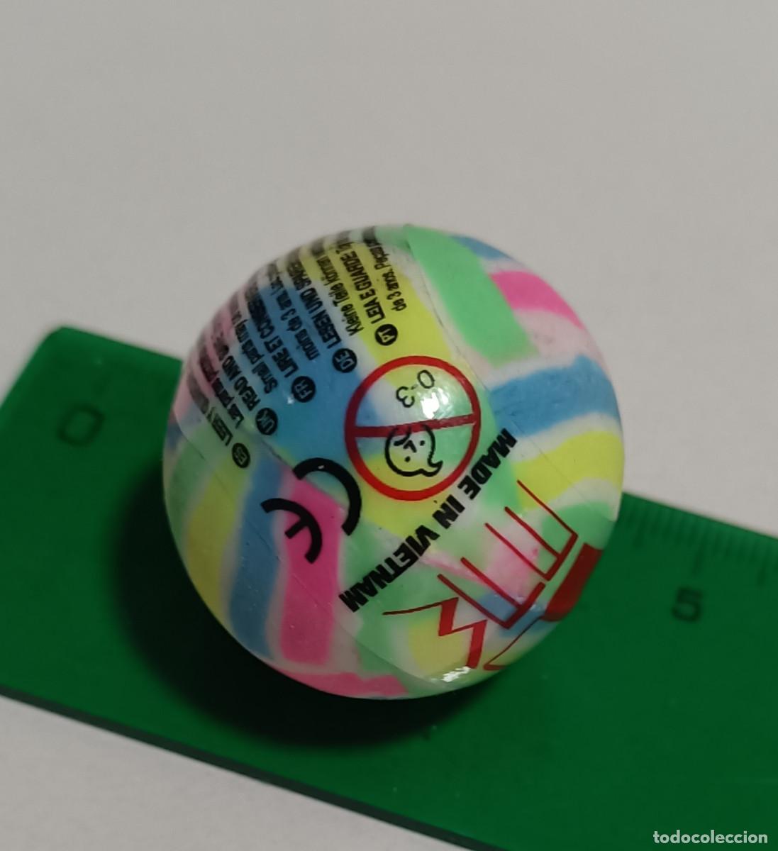 Juguetes antiguos y Juegos de colecci&oacute;n: pelota bola bolita saltarina bouncing ball de maquina colores casi neon