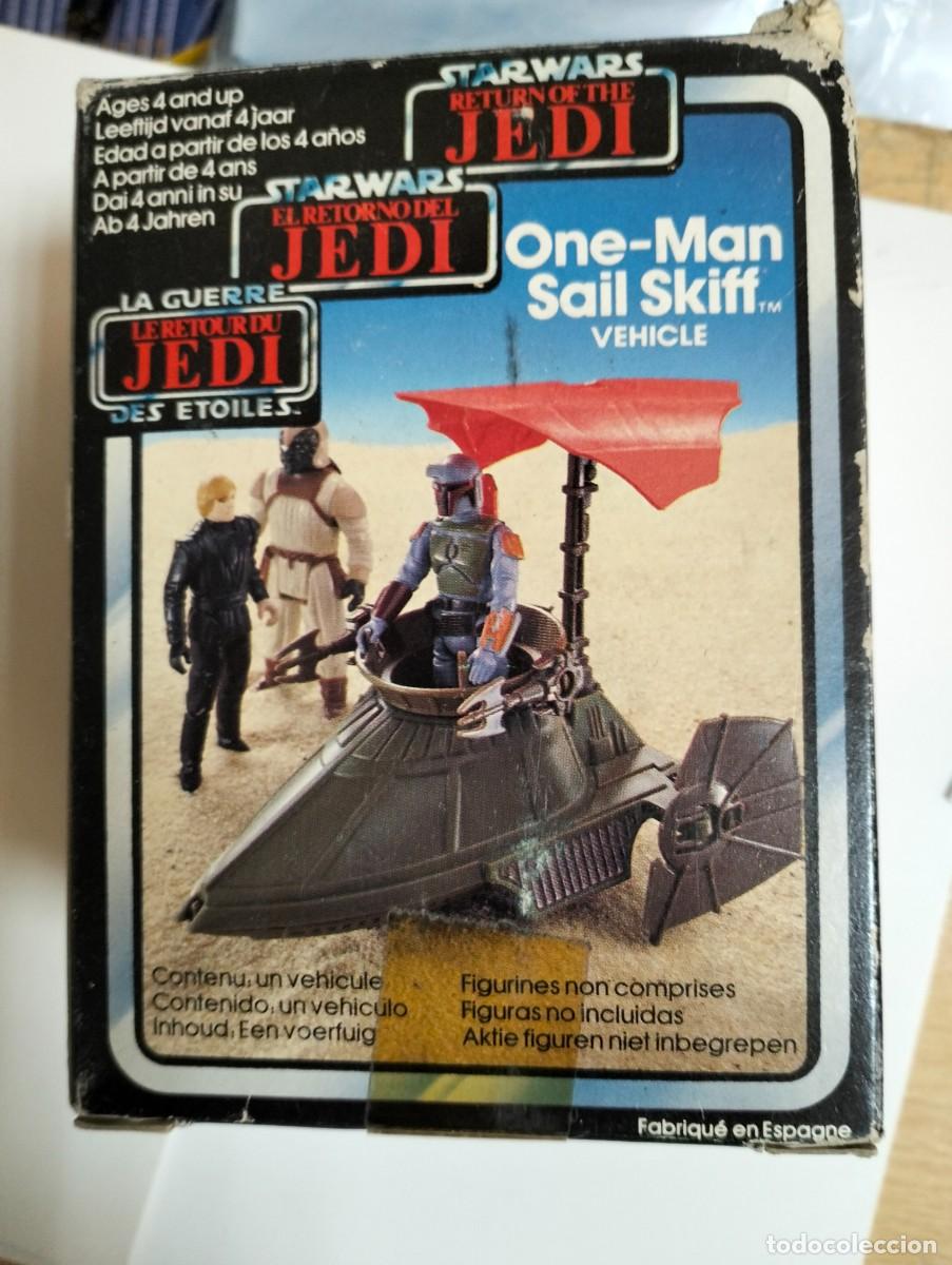 Juguetes antiguos y Juegos de colecci&oacute;n: STAR WARS, RETURN OF THE JEDI : ONE-MAN SAIL SKIFF (1983 ) vintage..MIRAR DESCRIPCI&Oacute;N + FOTOS.