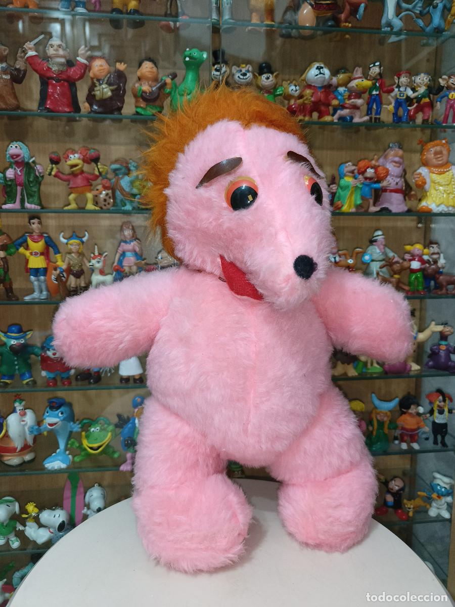 Juguetes antiguos y Juegos de colecci&oacute;n: Antiguo mu&ntilde;eco de peluche original vintage a&ntilde;os 80 Espinete Barrio Sesamo