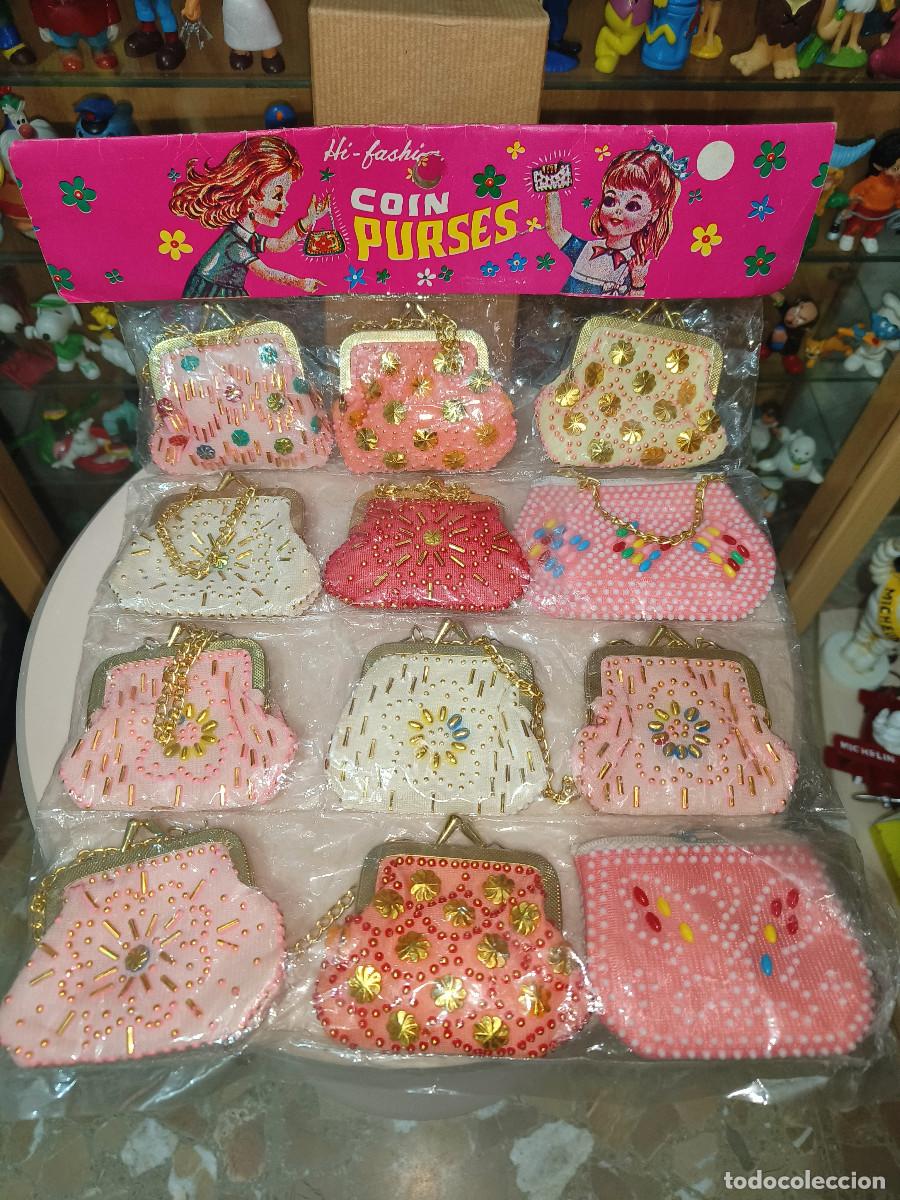 Juguetes antiguos y Juegos de colecci&oacute;n: Ocasion ! Antiguo expositor completo bolsitos monederos juguete kiosco vintage a&ntilde;os 70 80