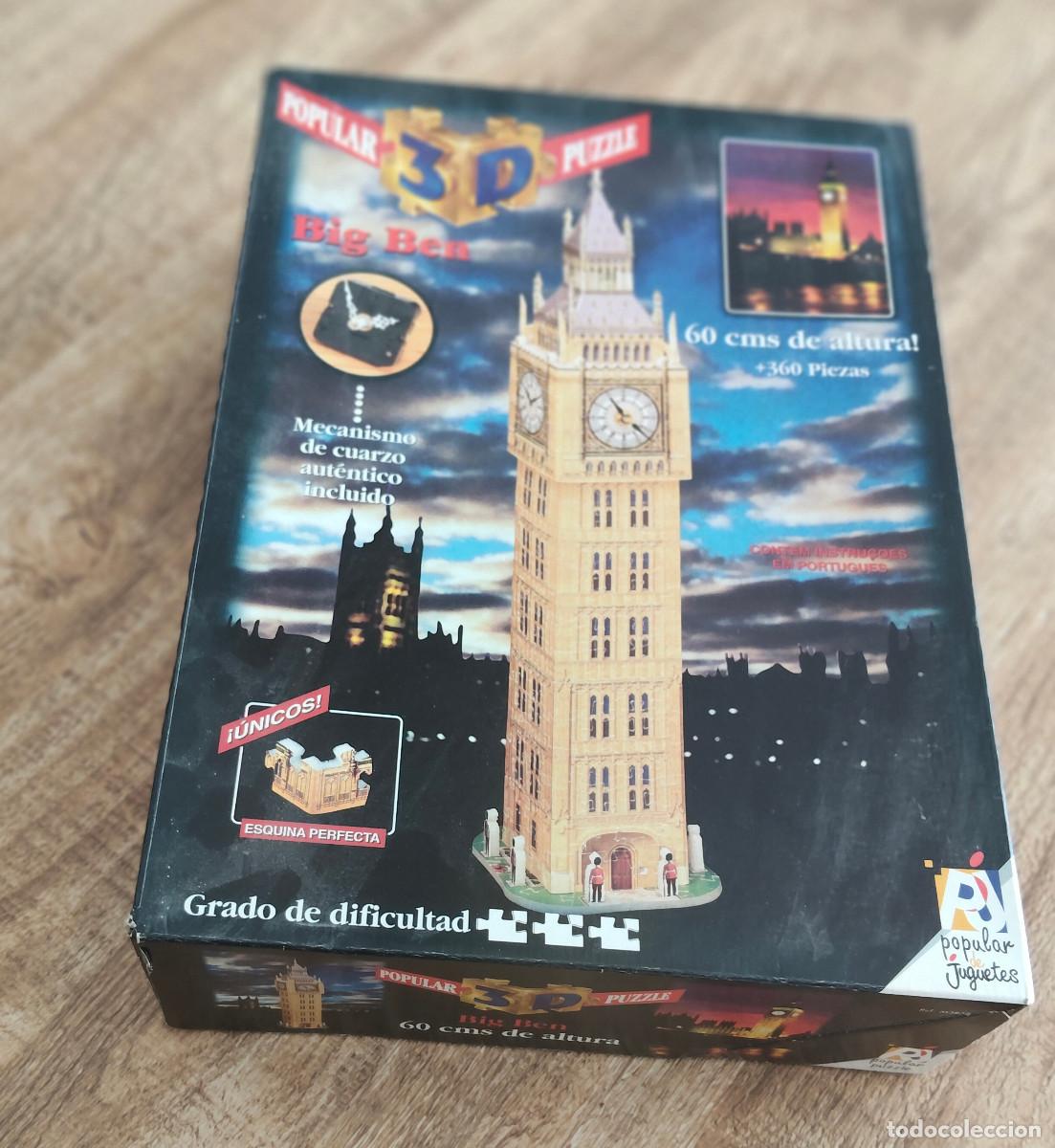 Juguetes antiguos y Juegos de colecci&oacute;n: Puzle 3D Big Ben - todas las piezas