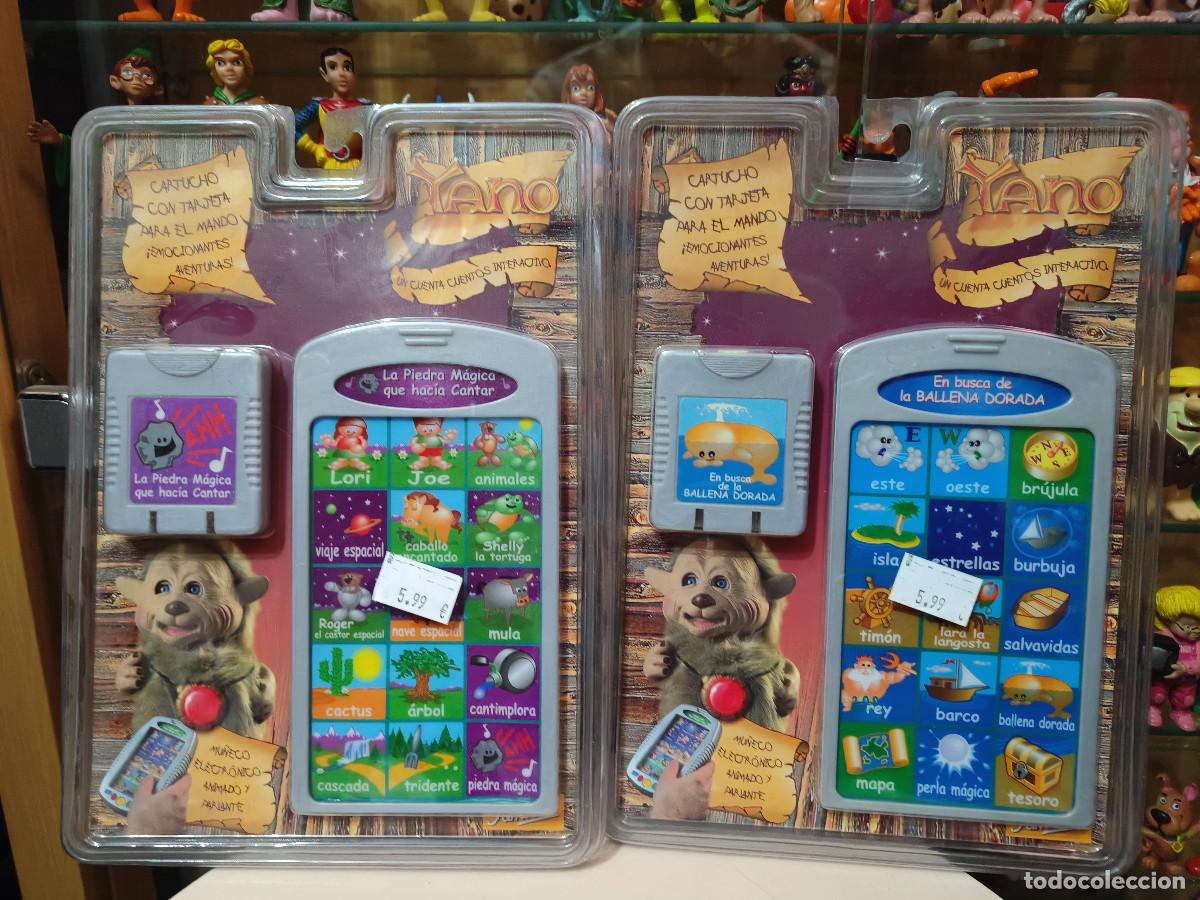 Juguetes antiguos y Juegos de colecci&oacute;n: Ocasion ! Lote 2 blister sin abrir cartuchos cuentos para mu&ntilde;eco Yano Cuentacuentos Famosa
