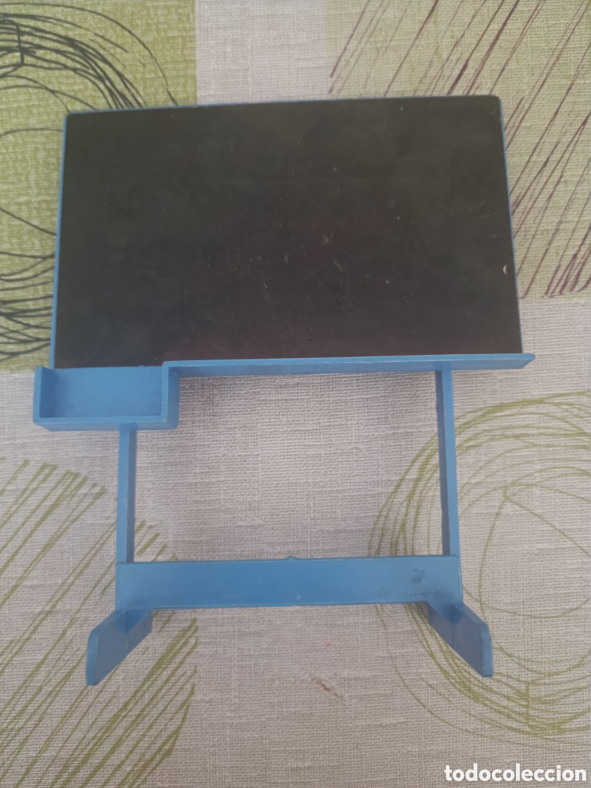 Juguetes antiguos y Juegos de colecci&oacute;n: Pizarra de juguete de color azul