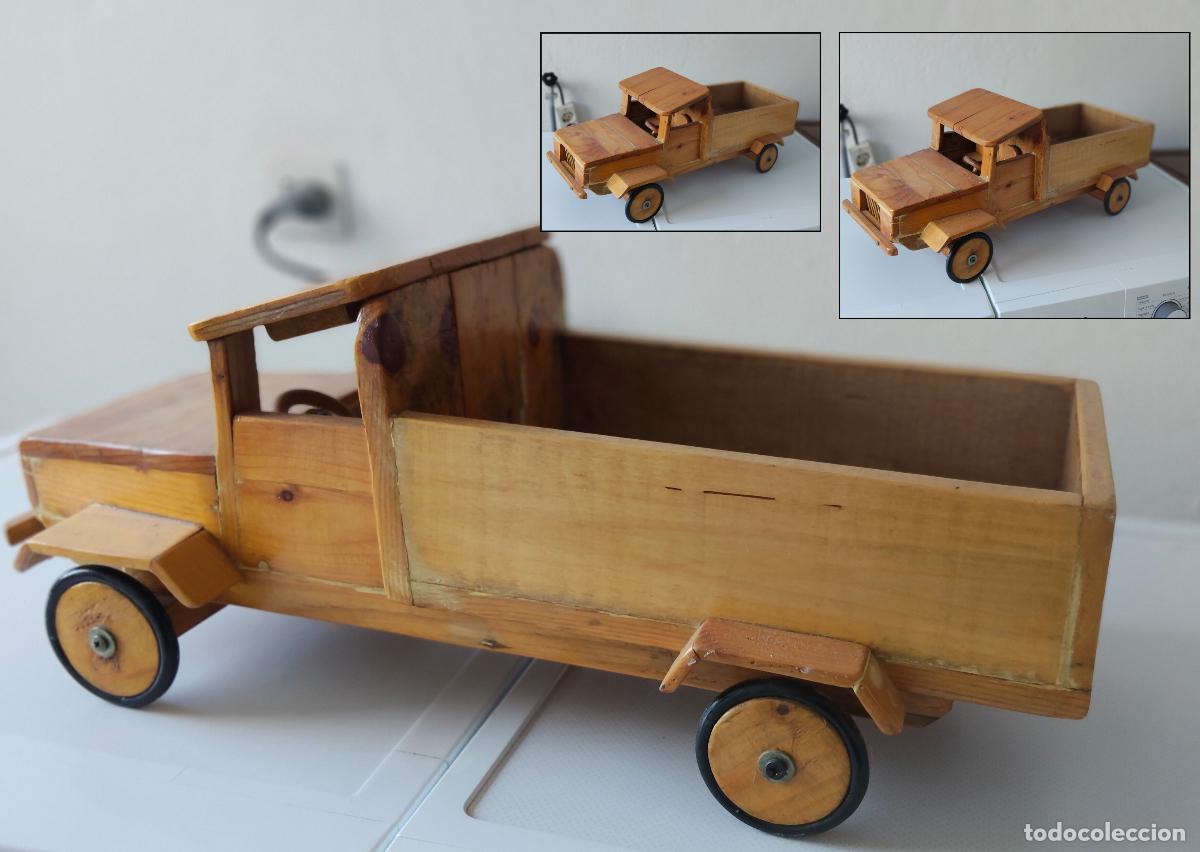 Juguetes antiguos y Juegos de colecci&oacute;n: COCHE DE JUGUETE hecho a mano - a&ntilde;os 50 - 60