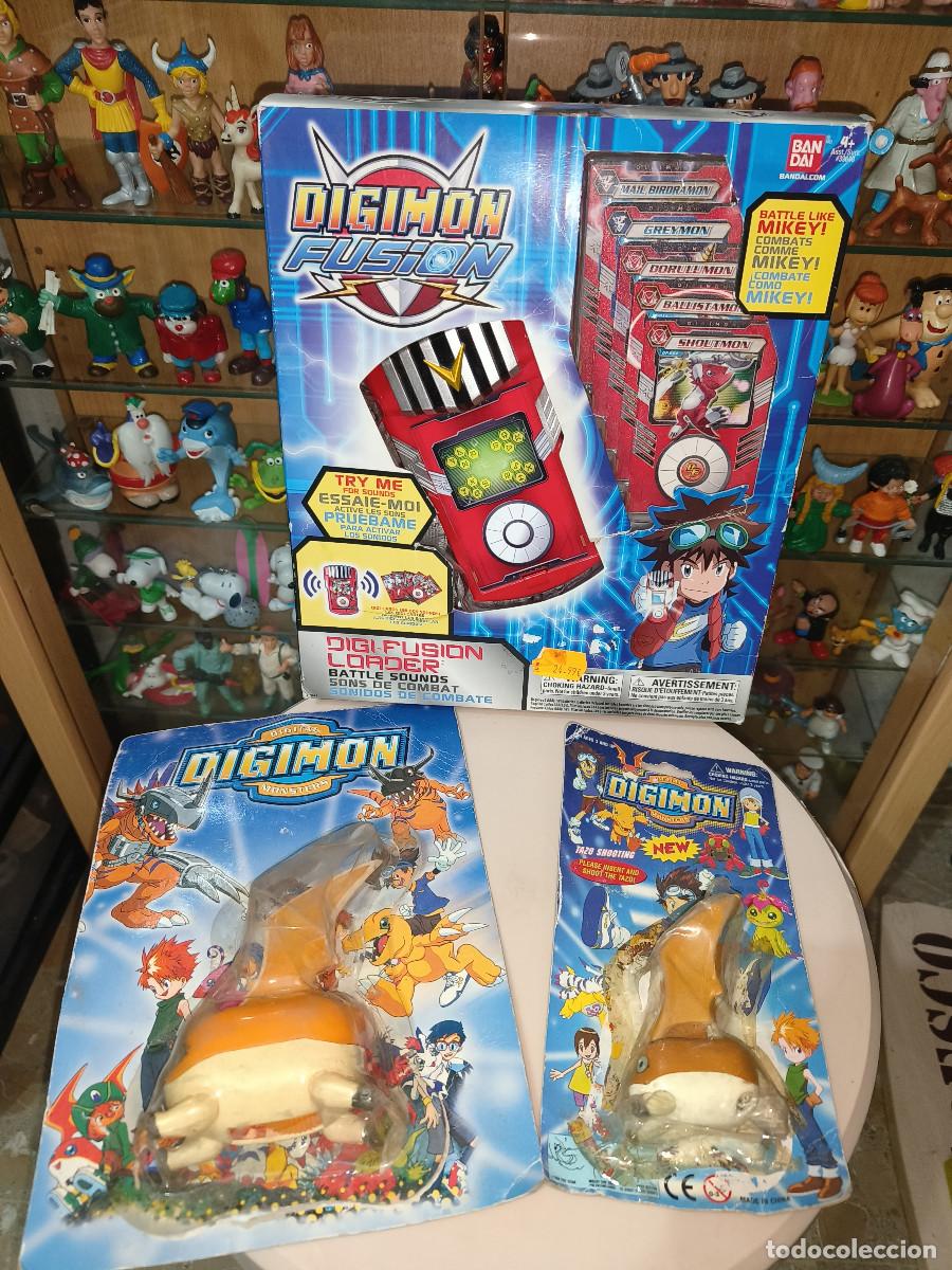 Juguetes antiguos y Juegos de colecci&oacute;n: Lote para coleccionistas Blister figuras + juego Digimon Fusion , ver fotos .