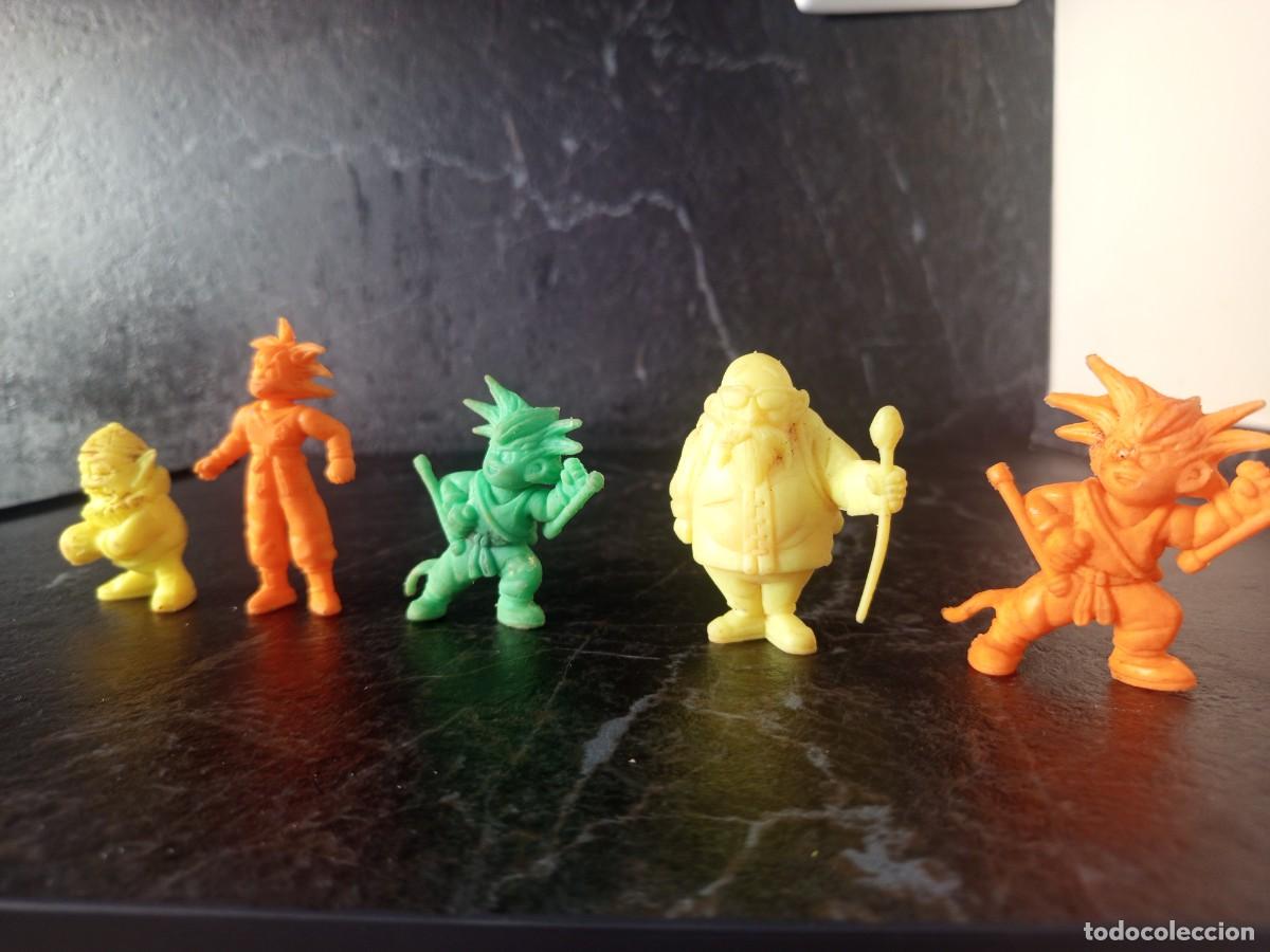 Juguetes antiguos y Juegos de colecci&oacute;n: Antiguas figuras Bola de Dragon Dragon Ball de goma. A&ntilde;o 1986. Bola de Drac