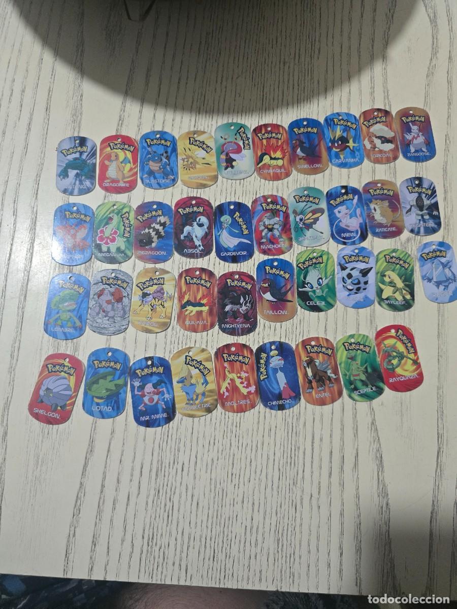Juguetes antiguos y Juegos de colecci&oacute;n: Chapas met&aacute;licas Pokemon
