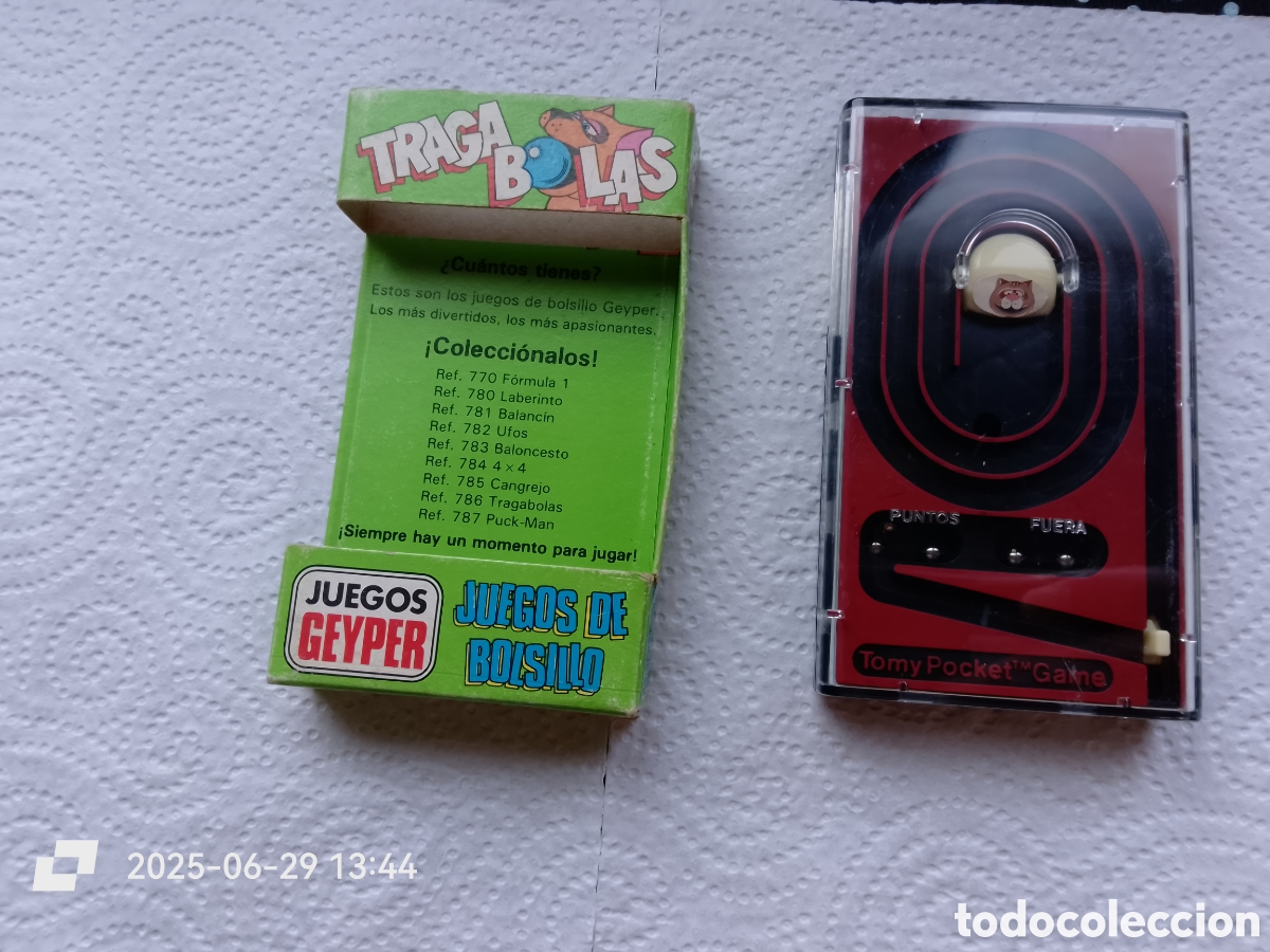 Juguetes antiguos y Juegos de colecci&oacute;n: Juego de Bolsillo Geyper traga bolas
