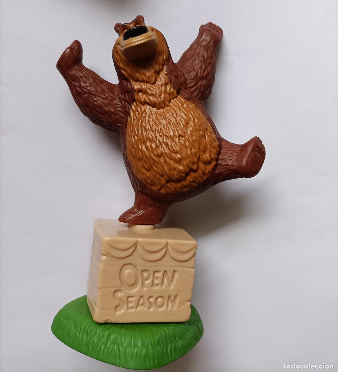 Juguetes antiguos y juegos de colecci&oacute;n: oso burger burguer king open season 2006 mu&ntilde;eco osete oso bear figura peana wind up cuerda