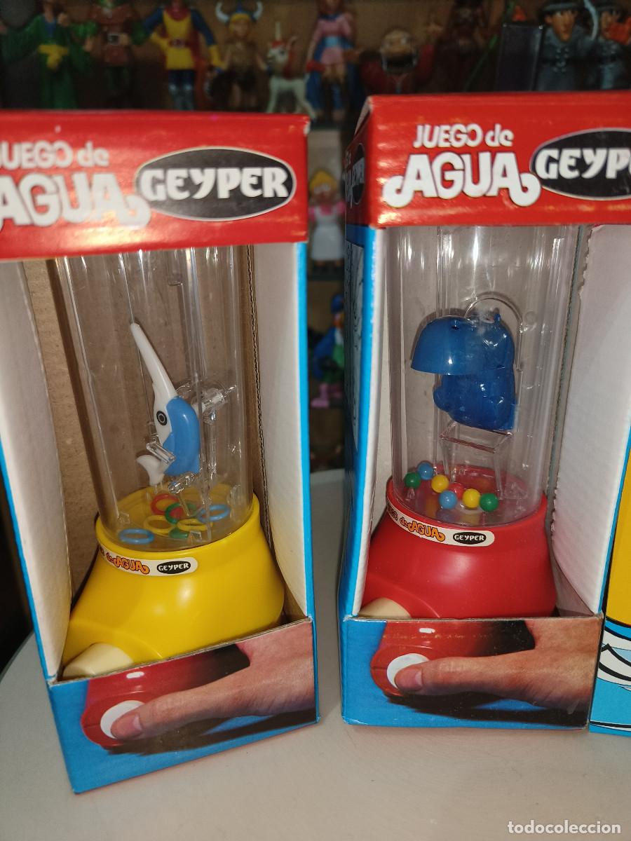 Juguetes antiguos y Juegos de colecci&oacute;n: Ocasion ! 2 juguetes nuevos a estrenar Juegos de Agua Geyper a&ntilde;os 70 80 Hipopotamo y Pez Espada