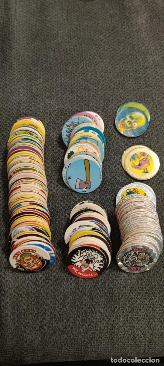 Juguetes antiguos y Juegos de colecci&oacute;n: Tazos super Caps y Mad Caps