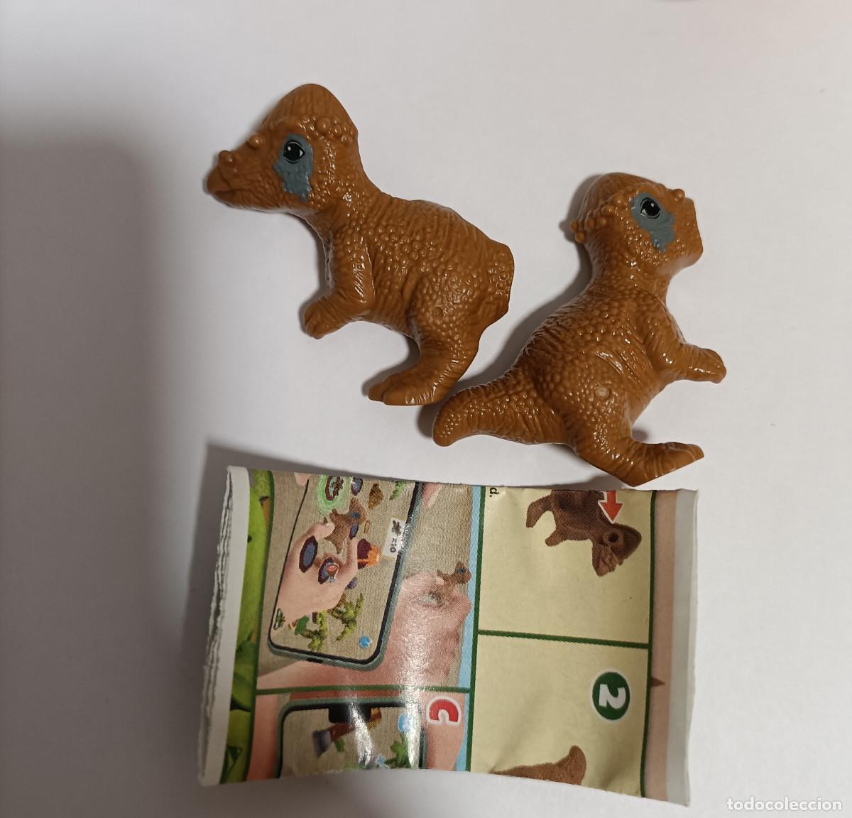 Juguetes antiguos y Juegos de colecci&oacute;n: vc 114 dinosaurio dino natoons kinder 2026 bpz papel completo figura mu&ntilde;eco Pachycephalosaurus