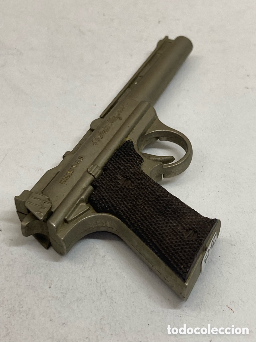 Juguetes antiguos y Juegos de colecci&oacute;n: Pistola de petardos miniatura Redondo