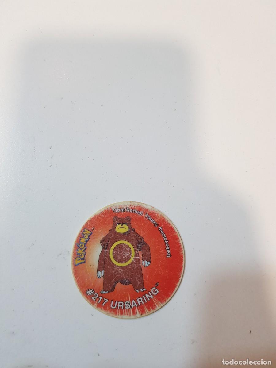Juguetes antiguos y Juegos de colecci&oacute;n: Tazo pokemon #217 URSARING