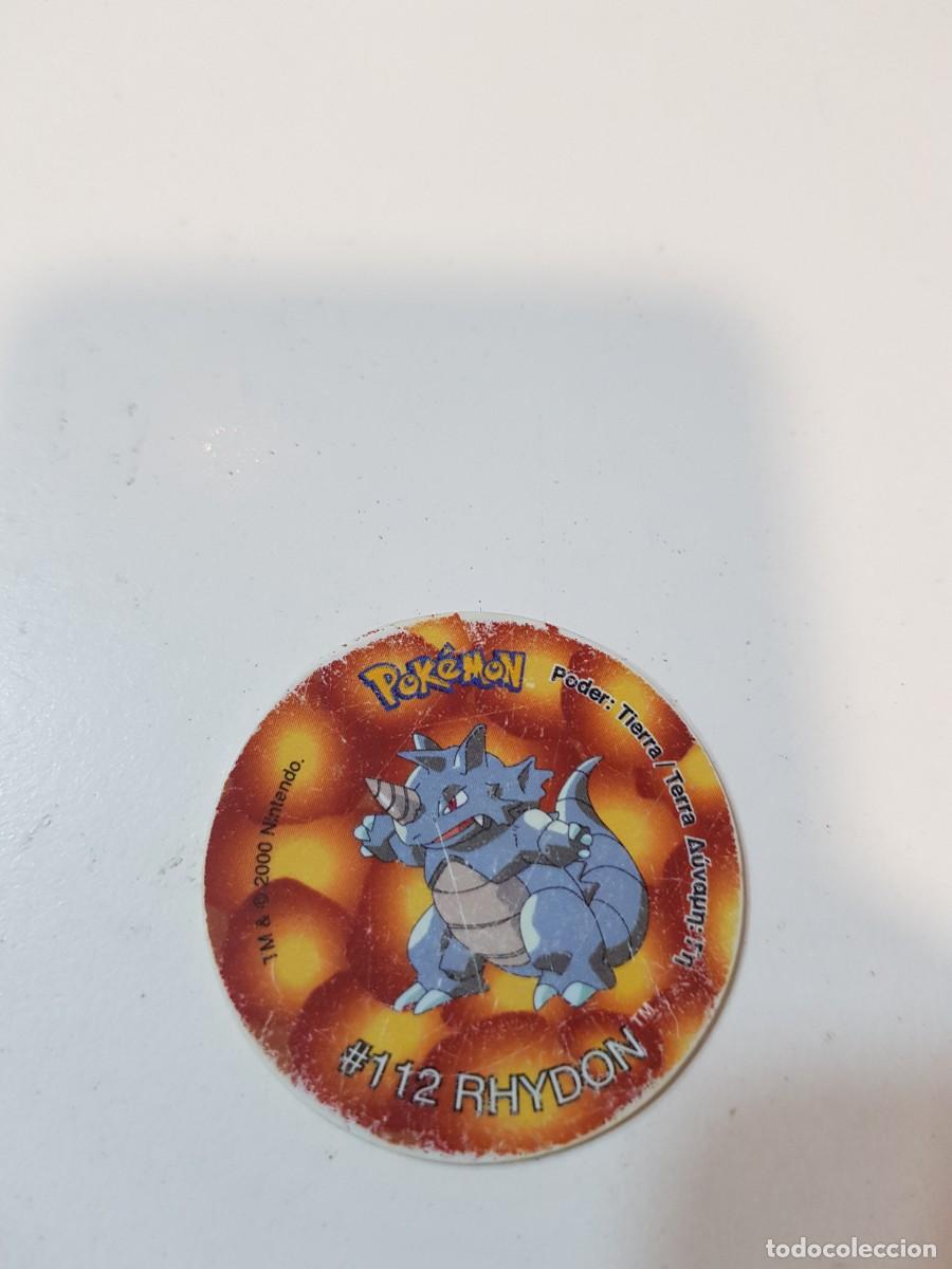 Juguetes antiguos y Juegos de colecci&oacute;n: Tazo pokemon #112 RHYDON