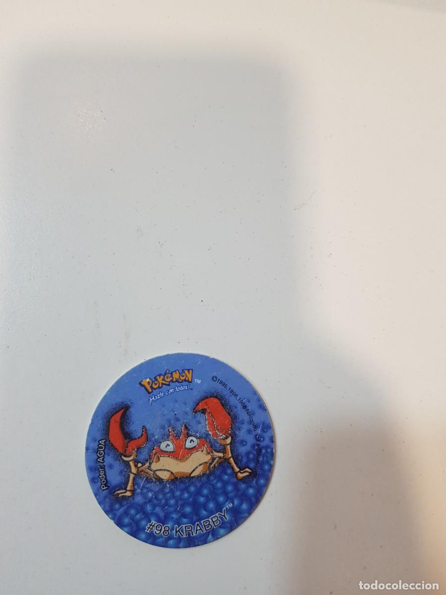 Juguetes antiguos y Juegos de colecci&oacute;n: Tazo pokemon #98 KRABBY
