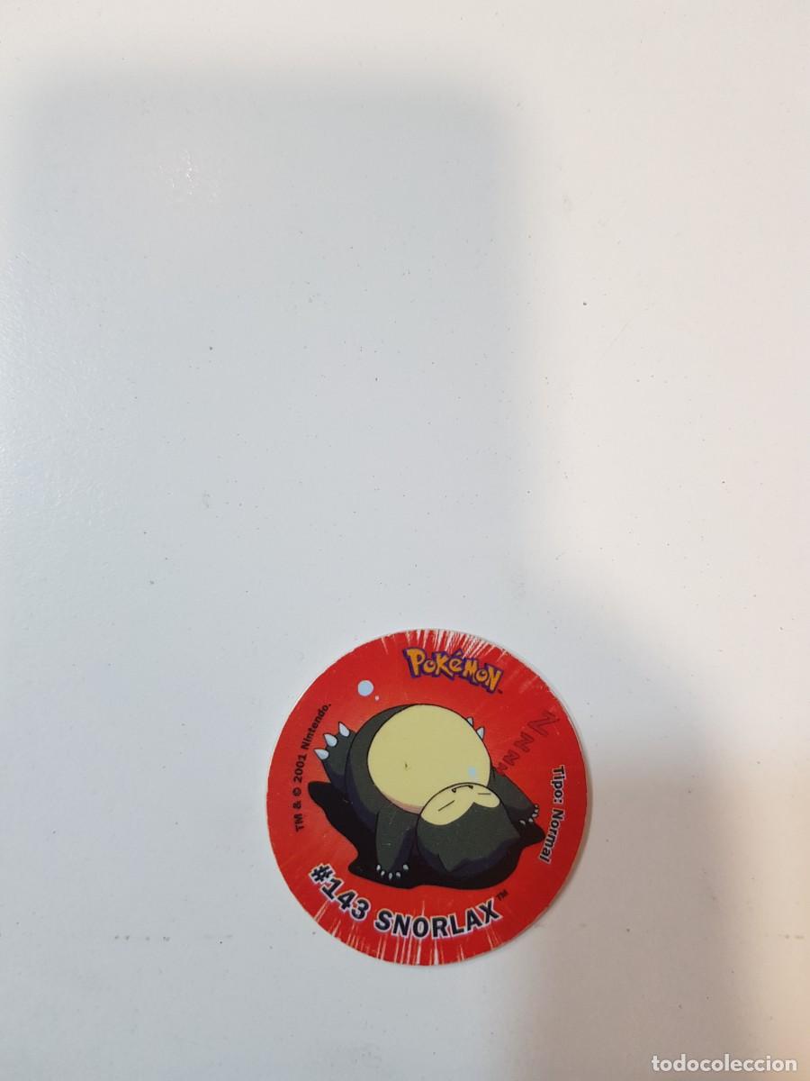 Brinquedos antigos e Jogos de cole&ccedil;&atilde;o: Tazo pokemon #143 SNORLAX