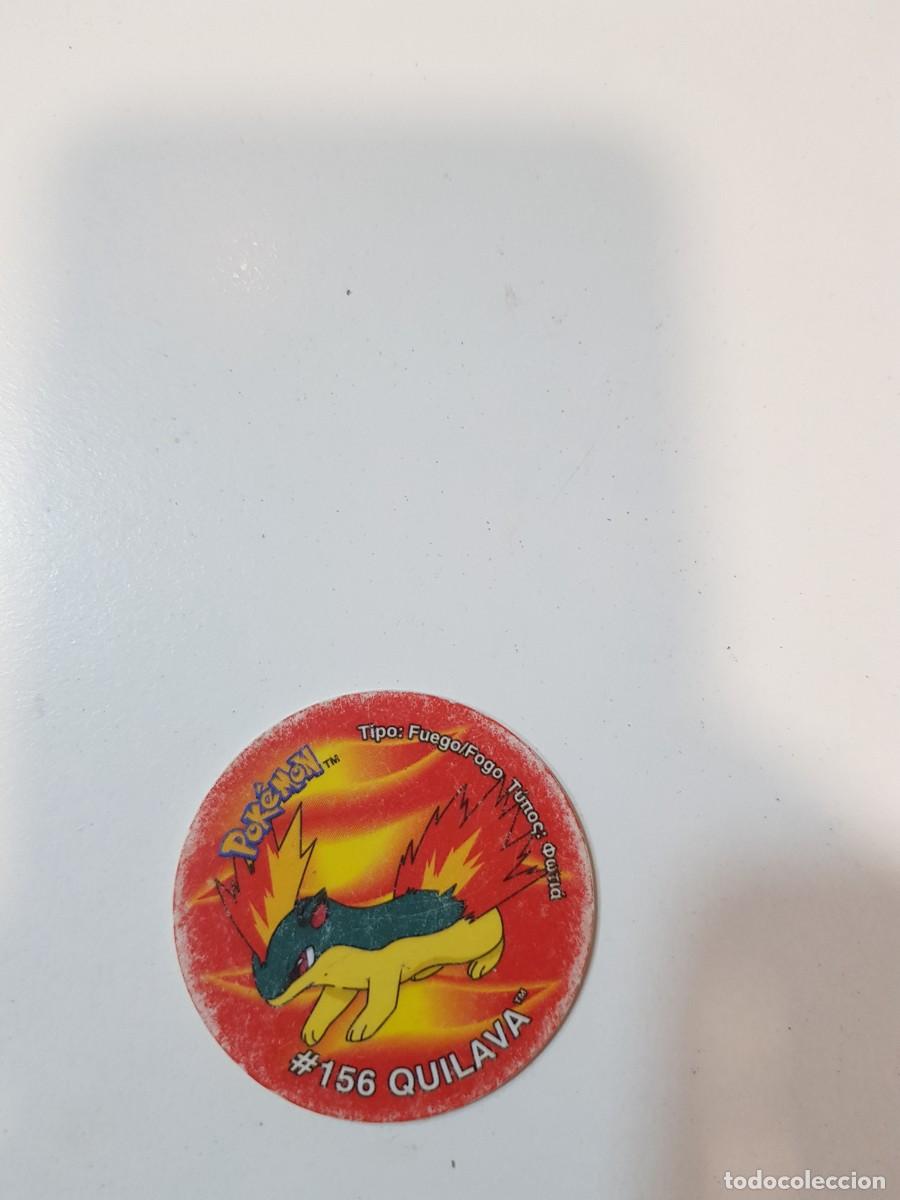 Juguetes antiguos y Juegos de colecci&oacute;n: Tazo Pokemon #156 QUILAVA
