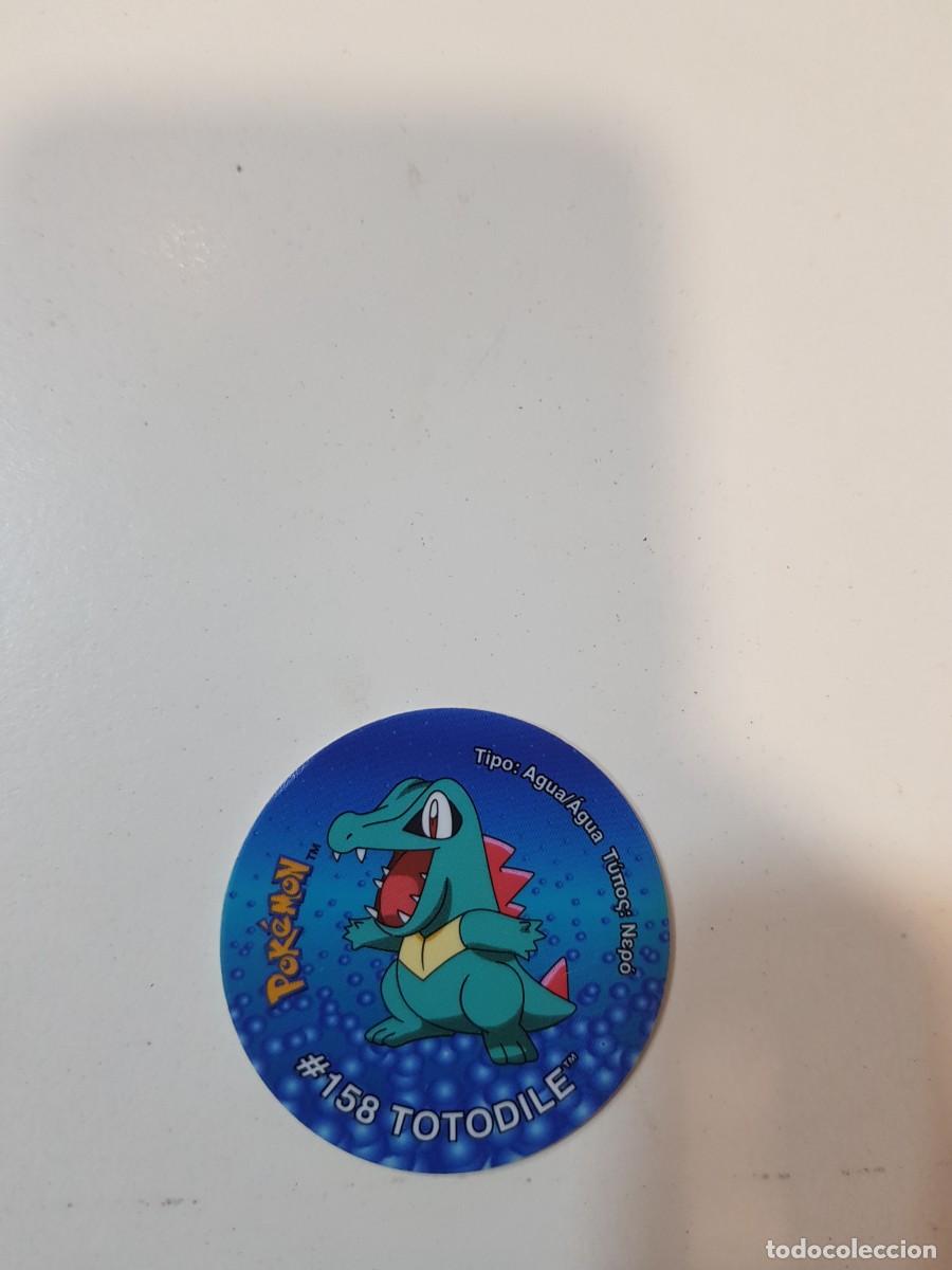 Juguetes antiguos y Juegos de colecci&oacute;n: Tazo Pokemon #158 TOTODILE