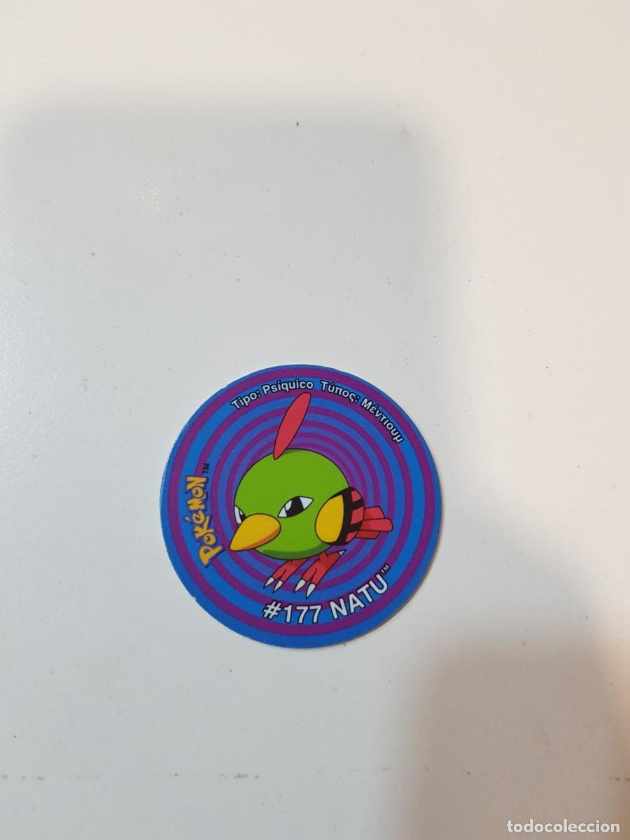 Juguetes antiguos y Juegos de colecci&oacute;n: Tazo Pokemon #177 NATU