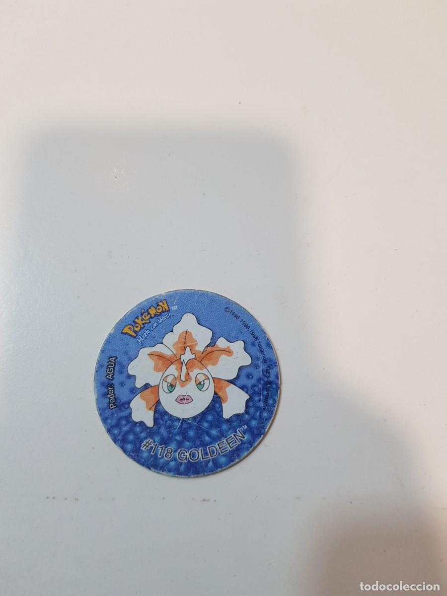 Juguetes antiguos y Juegos de colecci&oacute;n: Tazo Pokemon #118 GOLDEEN
