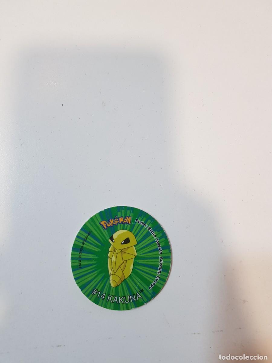 Juguetes antiguos y Juegos de colecci&oacute;n: Tazo Pokemon #14 kakuna
