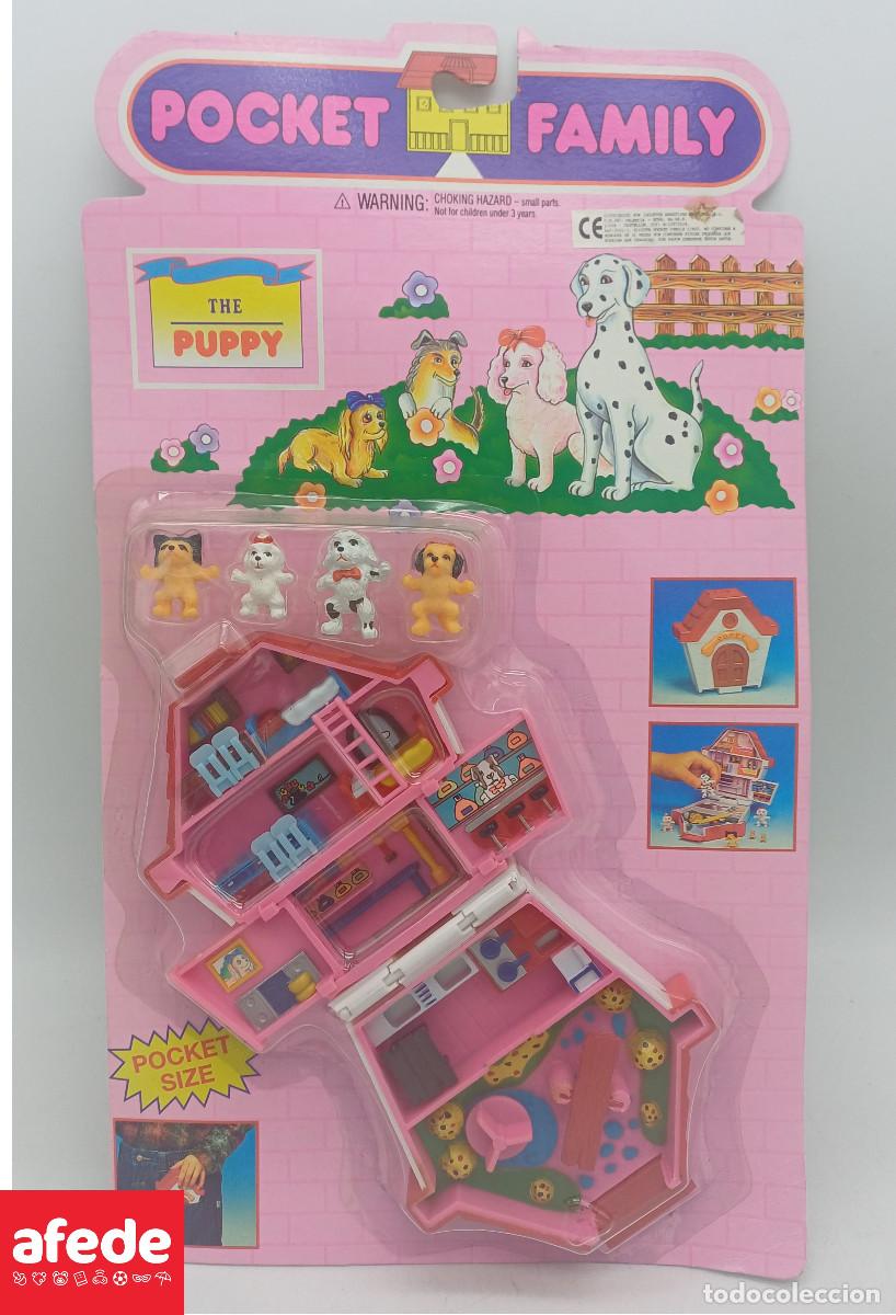 Juguetes antiguos y Juegos de colecci&oacute;n: BLISTER POCKET FAMILY FAMILIA PERROS