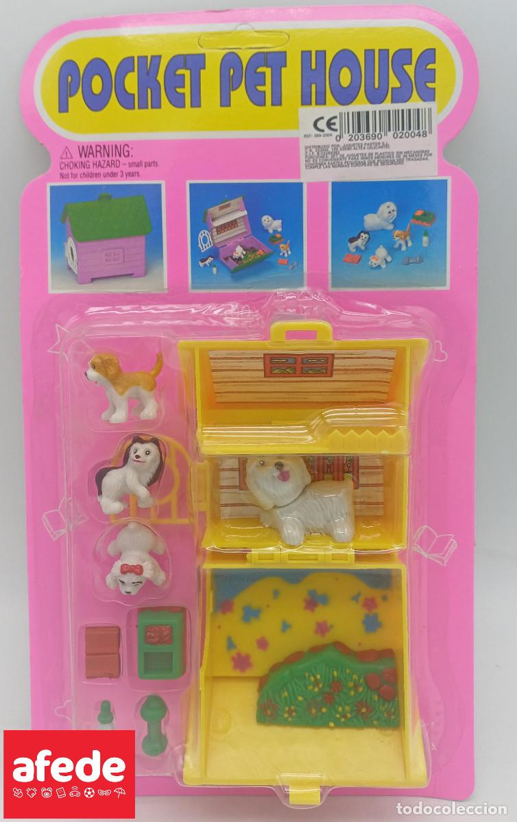 Juguetes antiguos y Juegos de colecci&oacute;n: BLISTER POCKET PET HOUSE PERRITOS