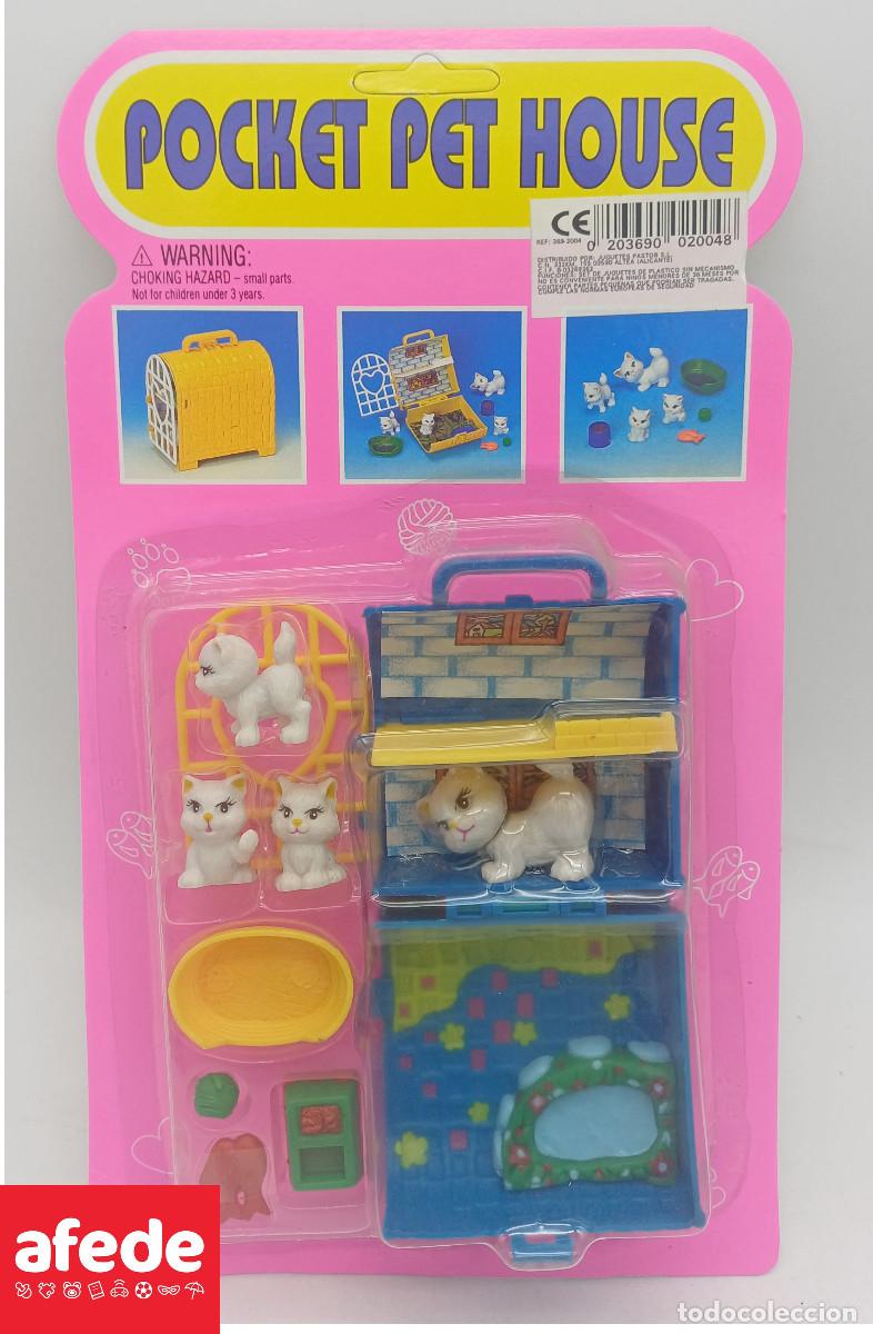 Juguetes antiguos y Juegos de colecci&oacute;n: BLISTER POCKET PET HOUSE GATITOS