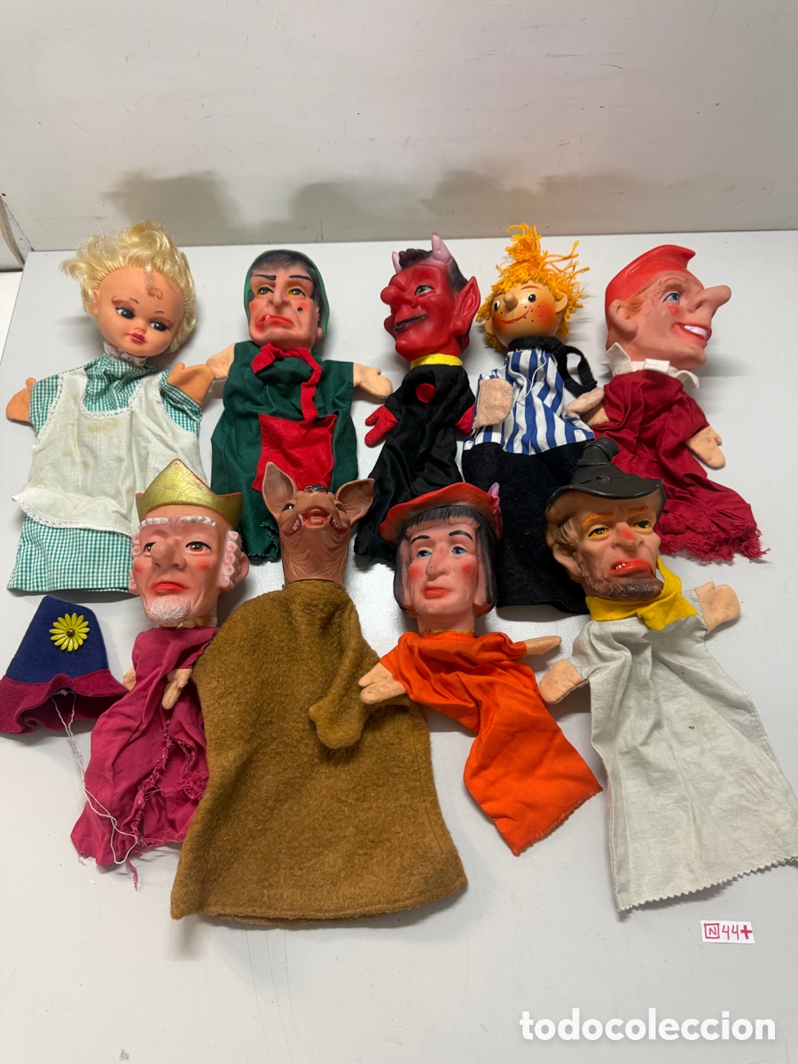 Juguetes antiguos y Juegos de colecci&oacute;n: Lote de marionetas antiguas