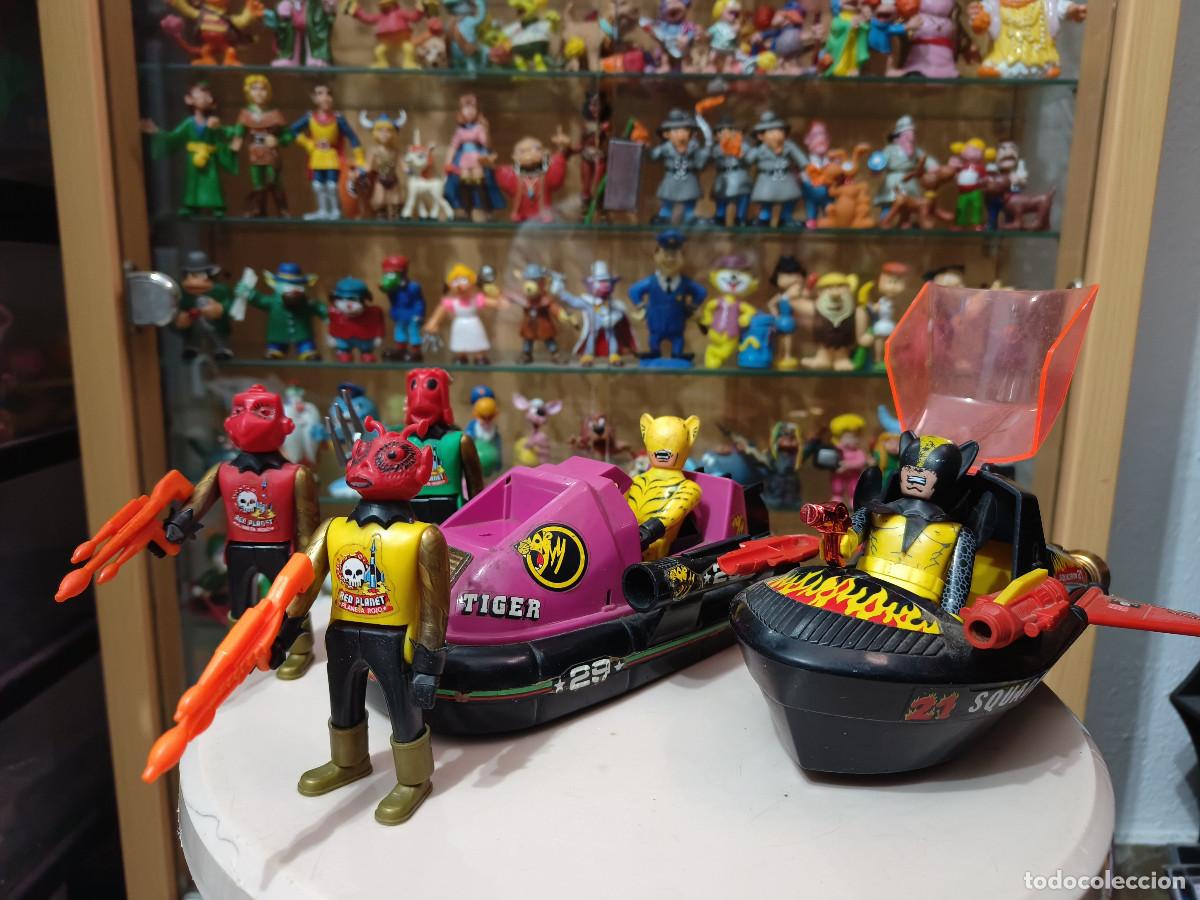 Juguetes antiguos y Juegos de colecci&oacute;n: Figuras superdiabolic superfantastic phantom tiger airgamboys extraterrestres planeta rojo a&ntilde;os 80