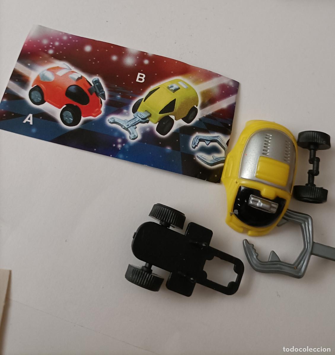 Juguetes antiguos y Juegos de colecci&oacute;n: coche fantasia amarillo alien ? miniatura escala mini de huevo sorpresa antiguo a&ntilde;os 90 bpz papel