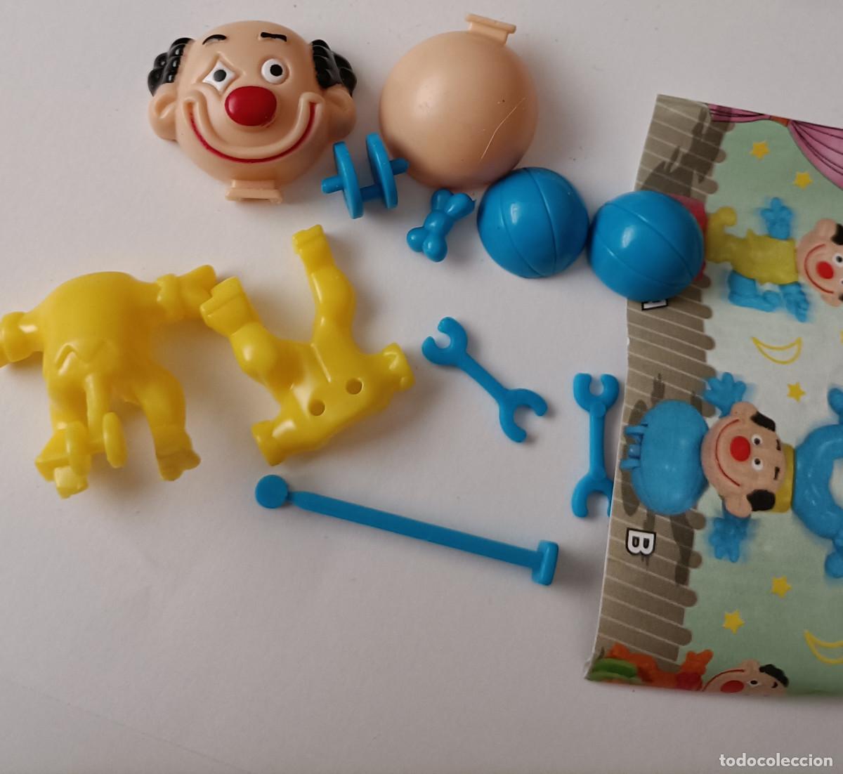 Juguetes antiguos y Juegos de colecci&oacute;n: figura payasete barril payaso circo miniatura escala mini d huevo sorpresa antiguo a&ntilde;os 90 bpz papel