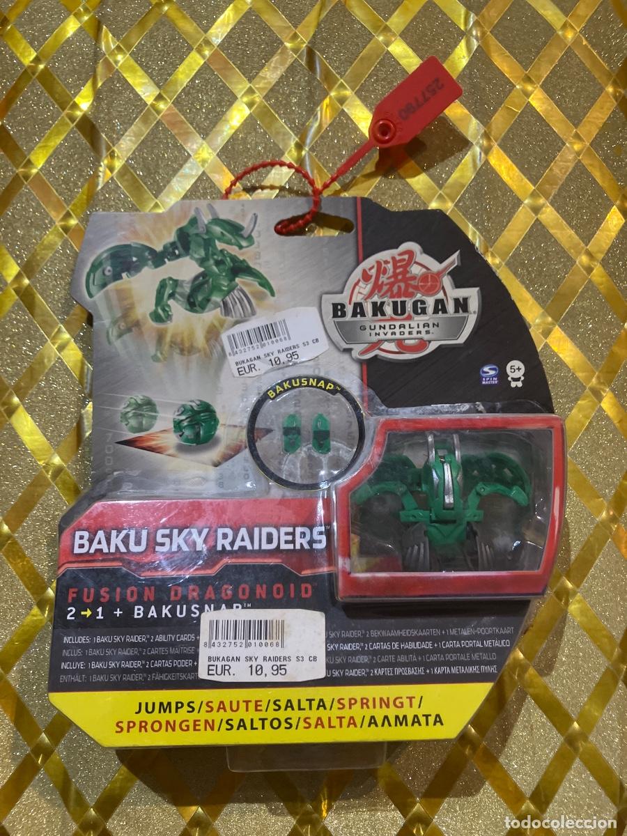Juguetes antiguos y Juegos de colecci&oacute;n: BAKUGAN BAK&Uacute; SKY RAIDERS FUSI&Oacute;N DRAGONOID VERDE ( N 257790 )