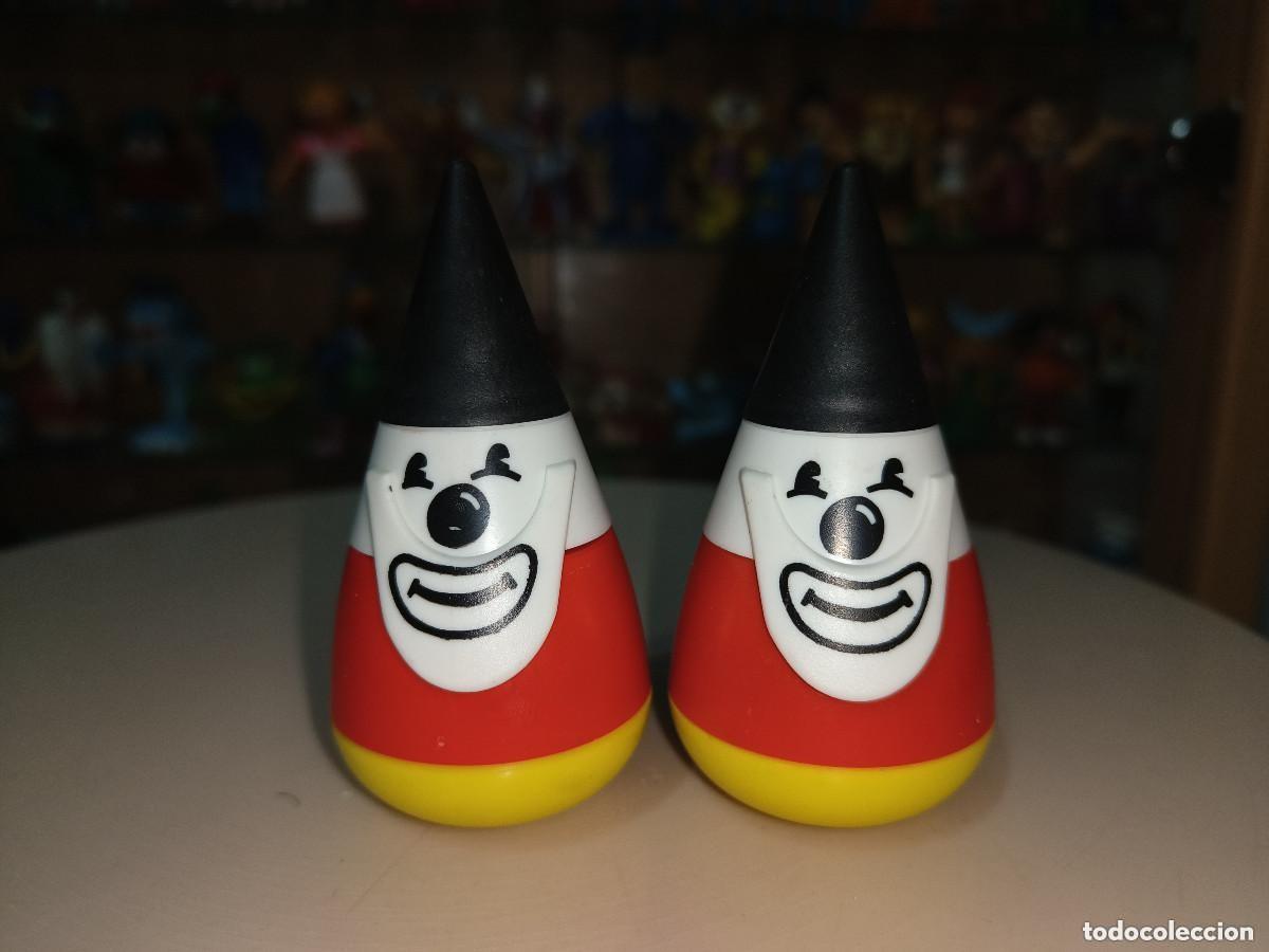 Juguetes antiguos y Juegos de colecci&oacute;n: Lote de 2 miticos boligrafos pelikan vintage a&ntilde;os 80 90 Payaso tipo coleccion de ratones