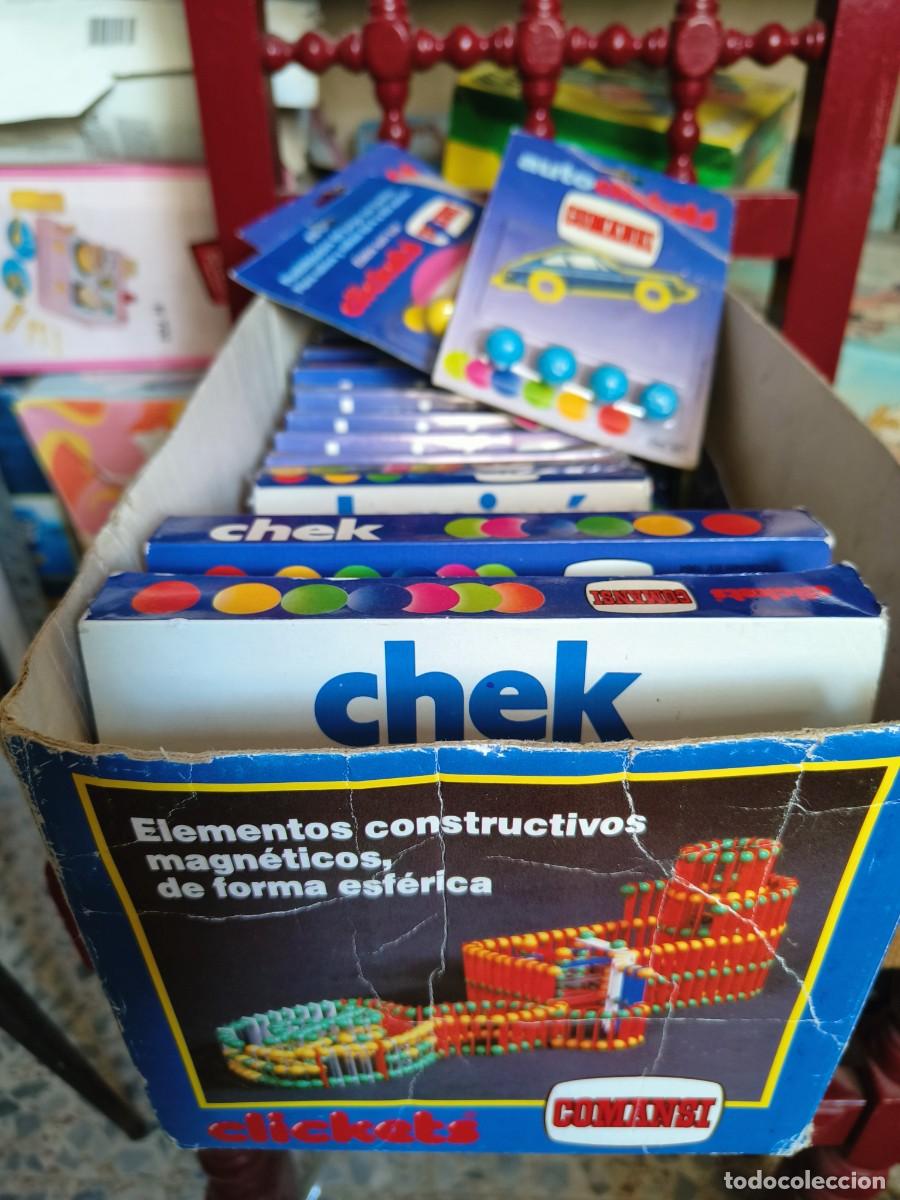 Juguetes antiguos y Juegos de colecci&oacute;n: Ocasion coleccionistas ! caja expositora con 20 cajas / blisters Clickets Comansi a&ntilde;os 80 sin uso