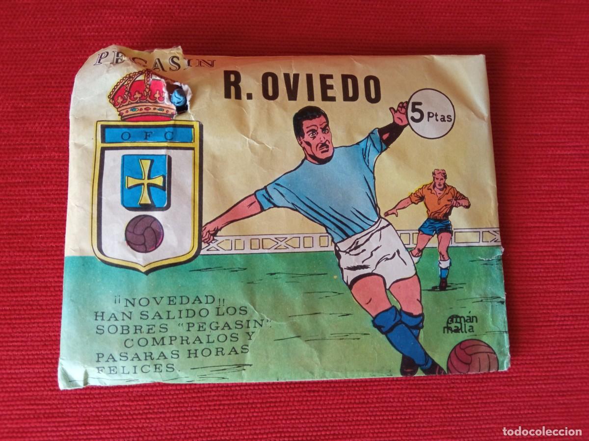 Juguetes antiguos y Juegos de colecci&oacute;n: Sobre Pegas&iacute;n. Real Oviedo. Sin abrir.