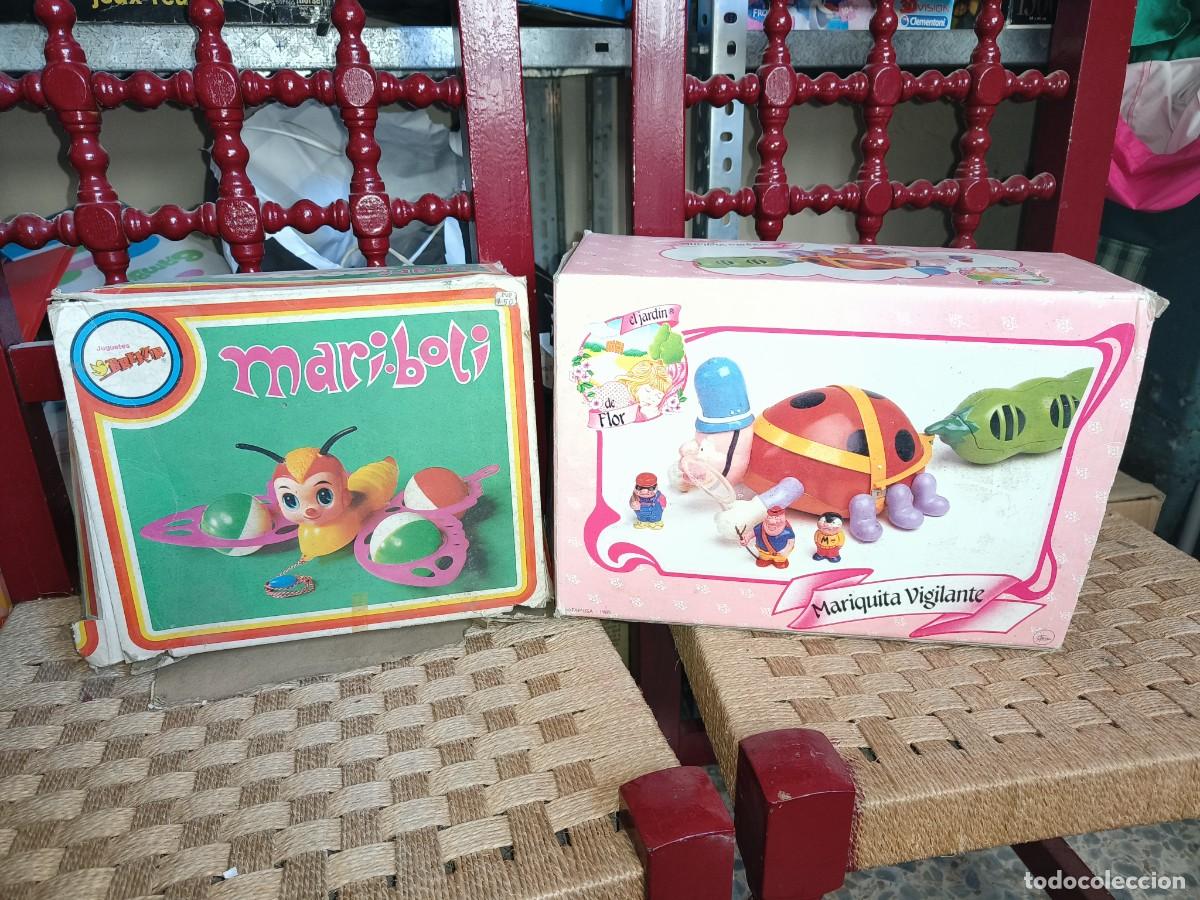 Juguetes antiguos y Juegos de colecci&oacute;n: Mariquita Vigilante ( El jardin de la flor ) Famosa + Mari Boli Mariposa Brekar a&ntilde;os 80