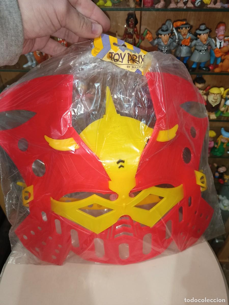 Juguetes antiguos y Juegos de colecci&oacute;n: Ocasion ! Antigua m&aacute;scara de pl&aacute;stico careta bootleg vintage a&ntilde;os 70 80 Mazinguez Mazinger Z
